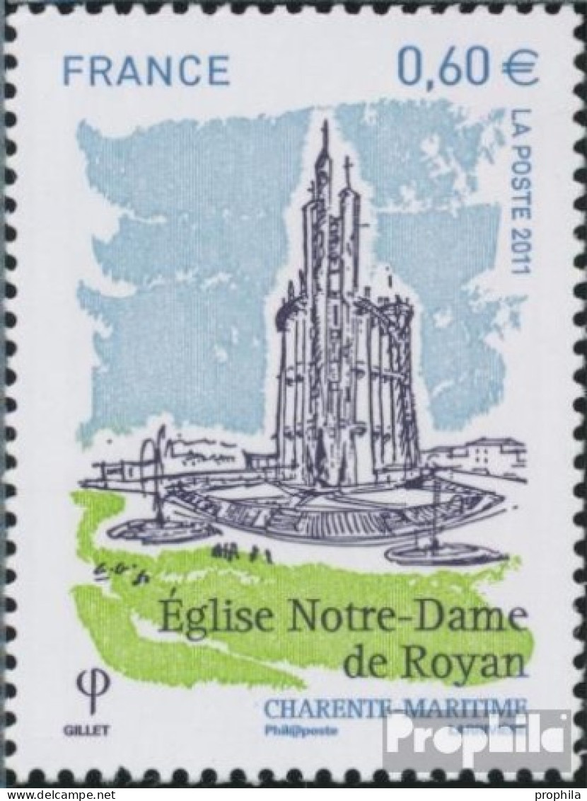 Frankreich 5216 (kompl.Ausg.) Postfrisch 2011 Kirche Notra Dame - Unused Stamps