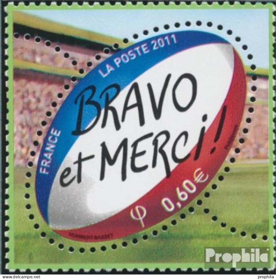 Frankreich 5215 (kompl.Ausg.) Postfrisch 2011 Rugby WM - Ungebraucht