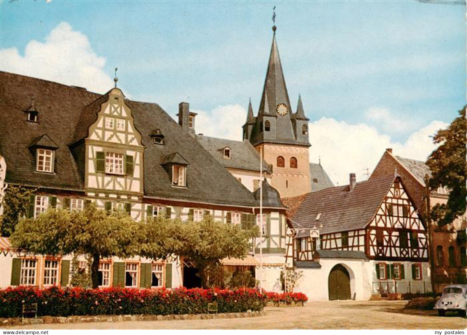 73935970 Oestrich-Winkel Hotel Schwan Kirche - Oestrich-Winkel