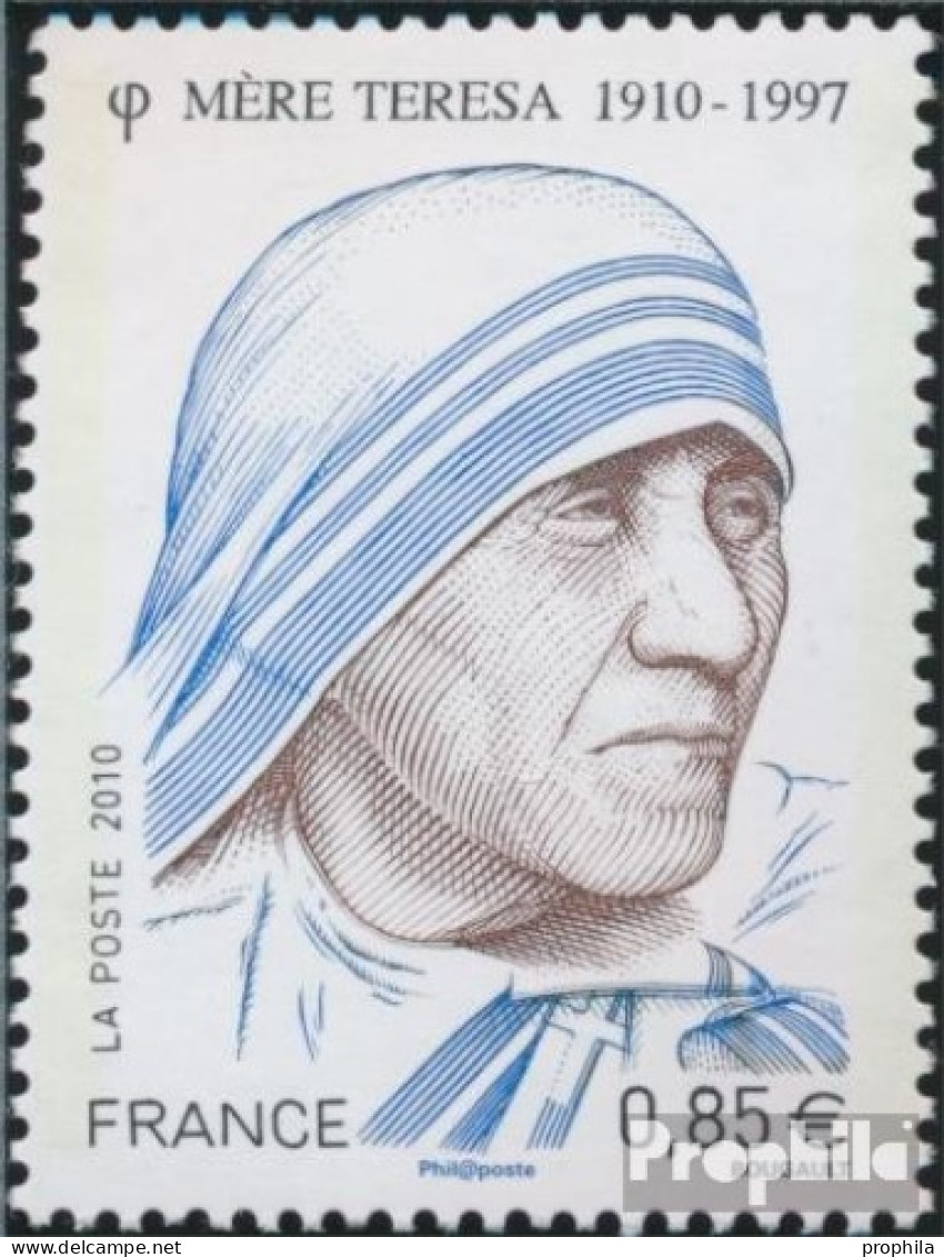 Frankreich 4868 (kompl.Ausg.) Postfrisch 2010 Mutter Teresa - Ungebraucht