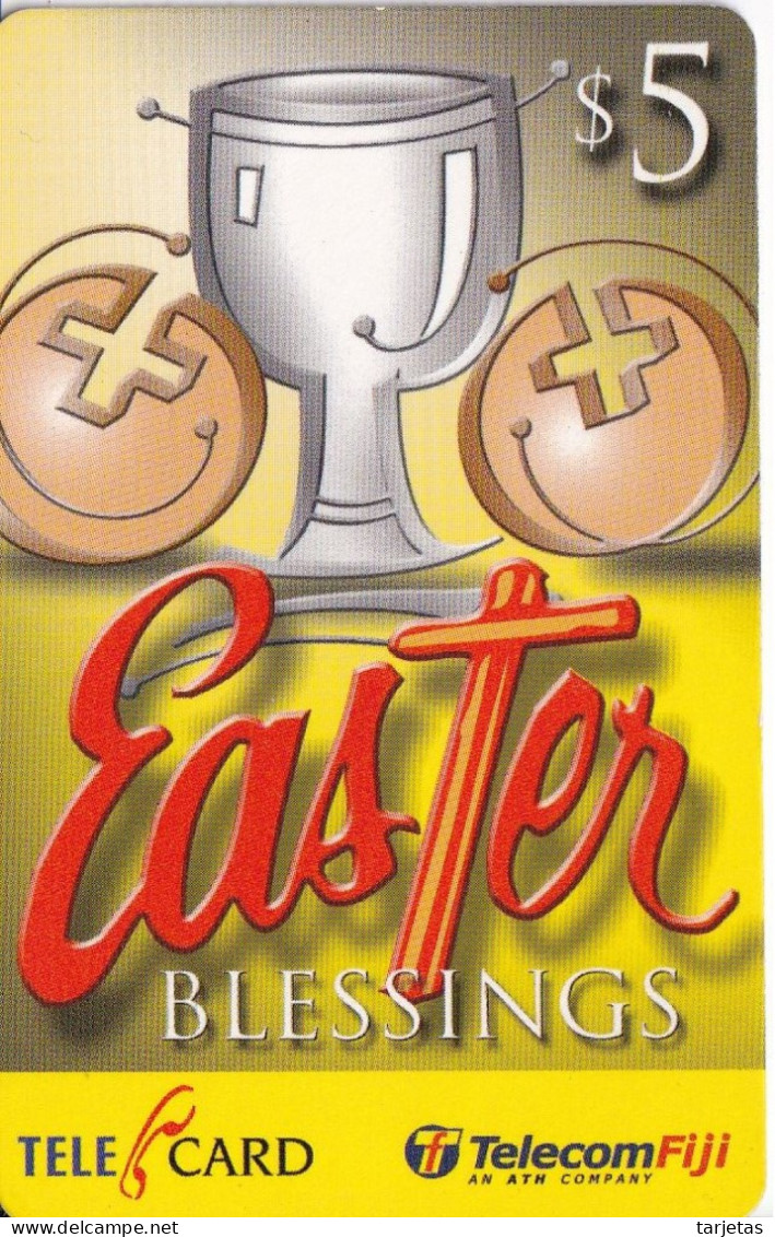 TARJETA DE FIJI DE $5 DE EASTER BLESSINGS - Fidschi