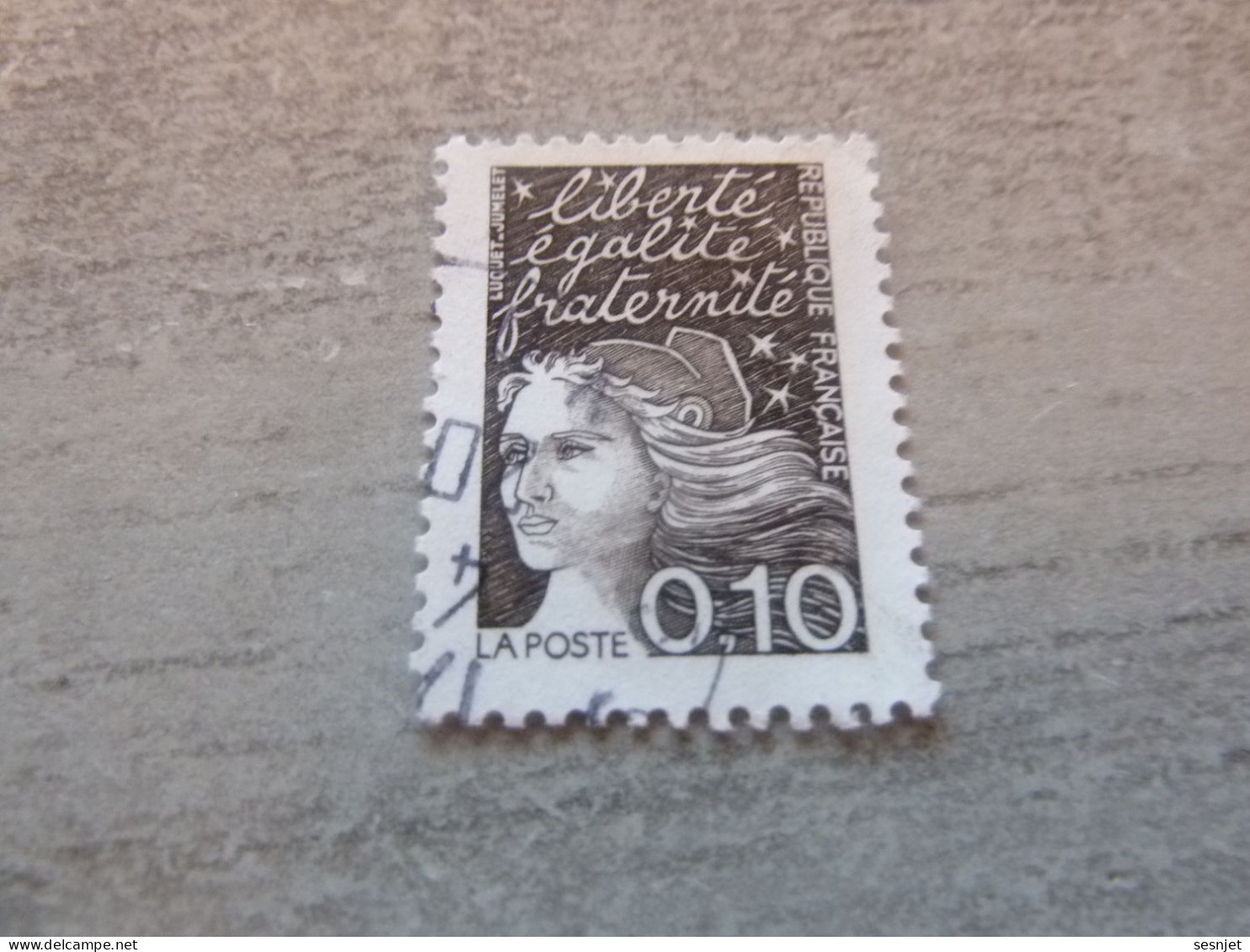 Marianne De Luquet - 10c. - Yt 3086 - Bistre-noir - Oblitéré - Année 1997 - - Used Stamps