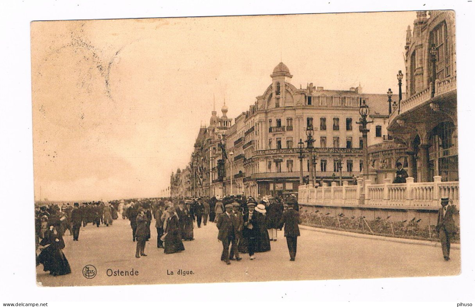 B-10035  OOSTENDE : La Digue - Oostende