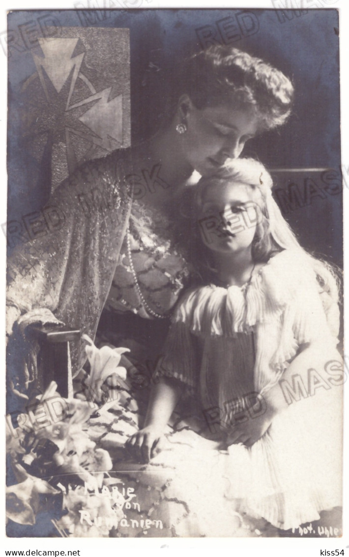 RO 09 - 21074 Queen MARY, Maria And Princesse, Romania - Old Postcard - Unused - Roumanie