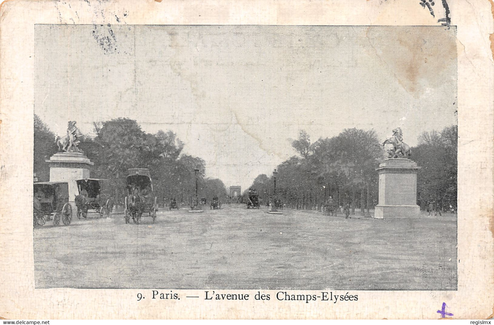 75-PARIS AVENUE DES CHAMPS ELYSEES-N°T2249-C/0349 - Champs-Elysées