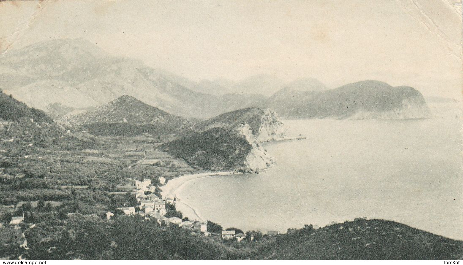 Old Postcard Petrovac Na Moru - Panorama. Montenegro - Montenegro