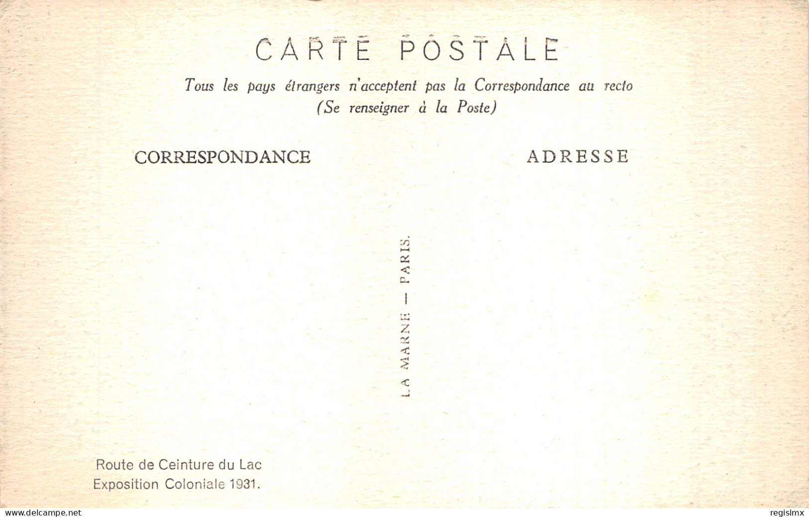 75-PARIS EXPOSITION COLONIALE 1932-N°T2250-A/0213 - Tentoonstellingen