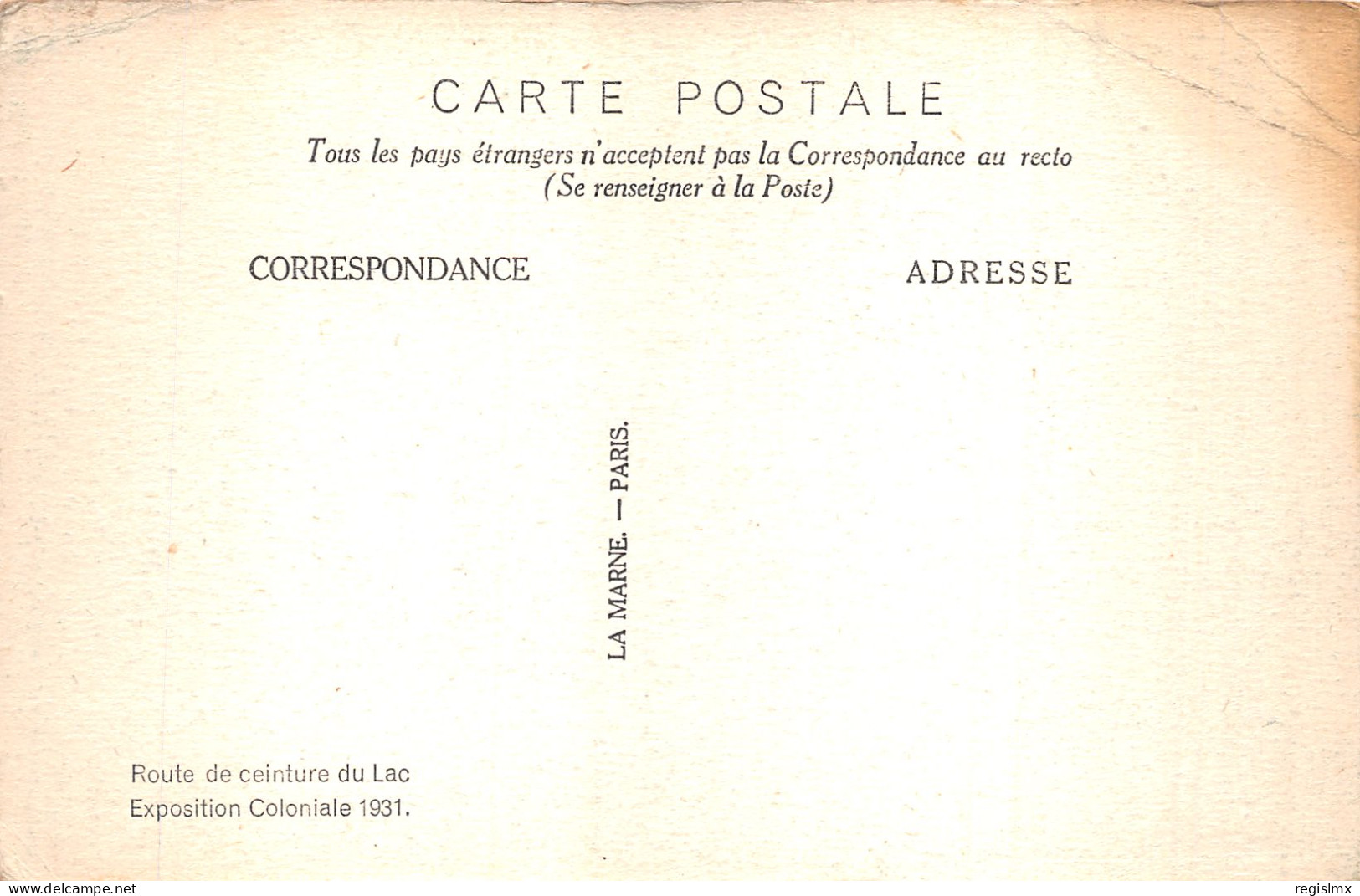 75-PARIS EXPOSITION COLONIALE 1931-N°T2250-A/0211 - Ausstellungen