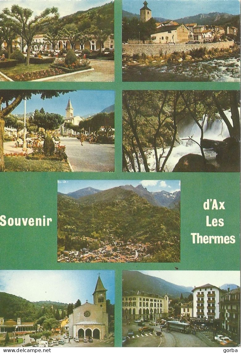 *CPM  - 09 - AX LES THERMES - Souvenir - Multivues - Ax Les Thermes