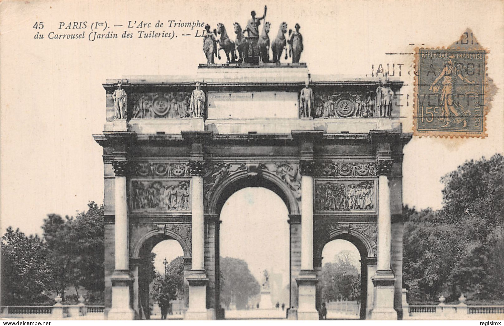 75-PARIS ARC DE TRIOMPHE DU CARROUSEL-N°T2250-C/0361 - Triumphbogen