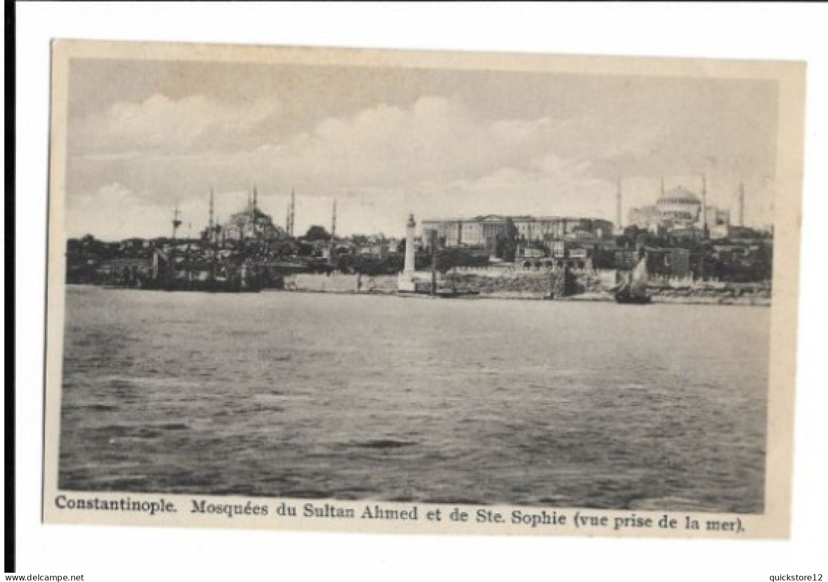 Constantinople. Mosquées Du Sultan Ahmed Et De Ste Sophie (Vue Prise De La Mer)  - 6814 - Turchia