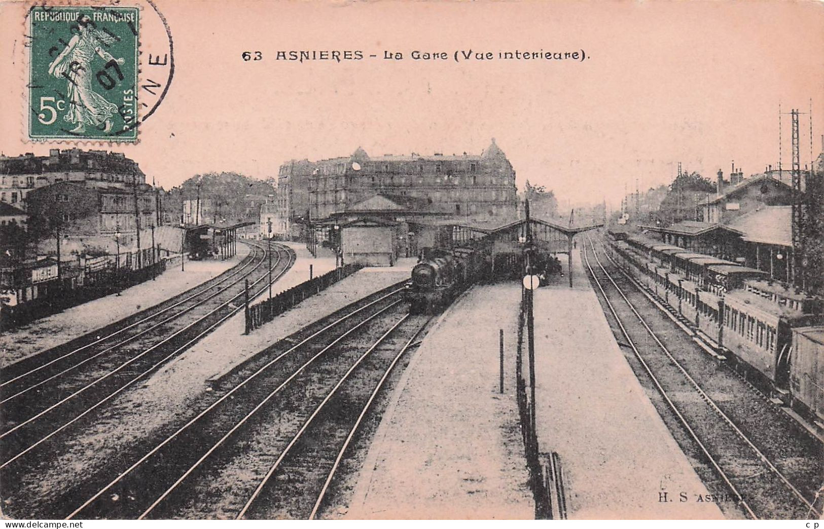 Asnieres Sur Seine - La Gare  - CPA°J - Asnieres Sur Seine