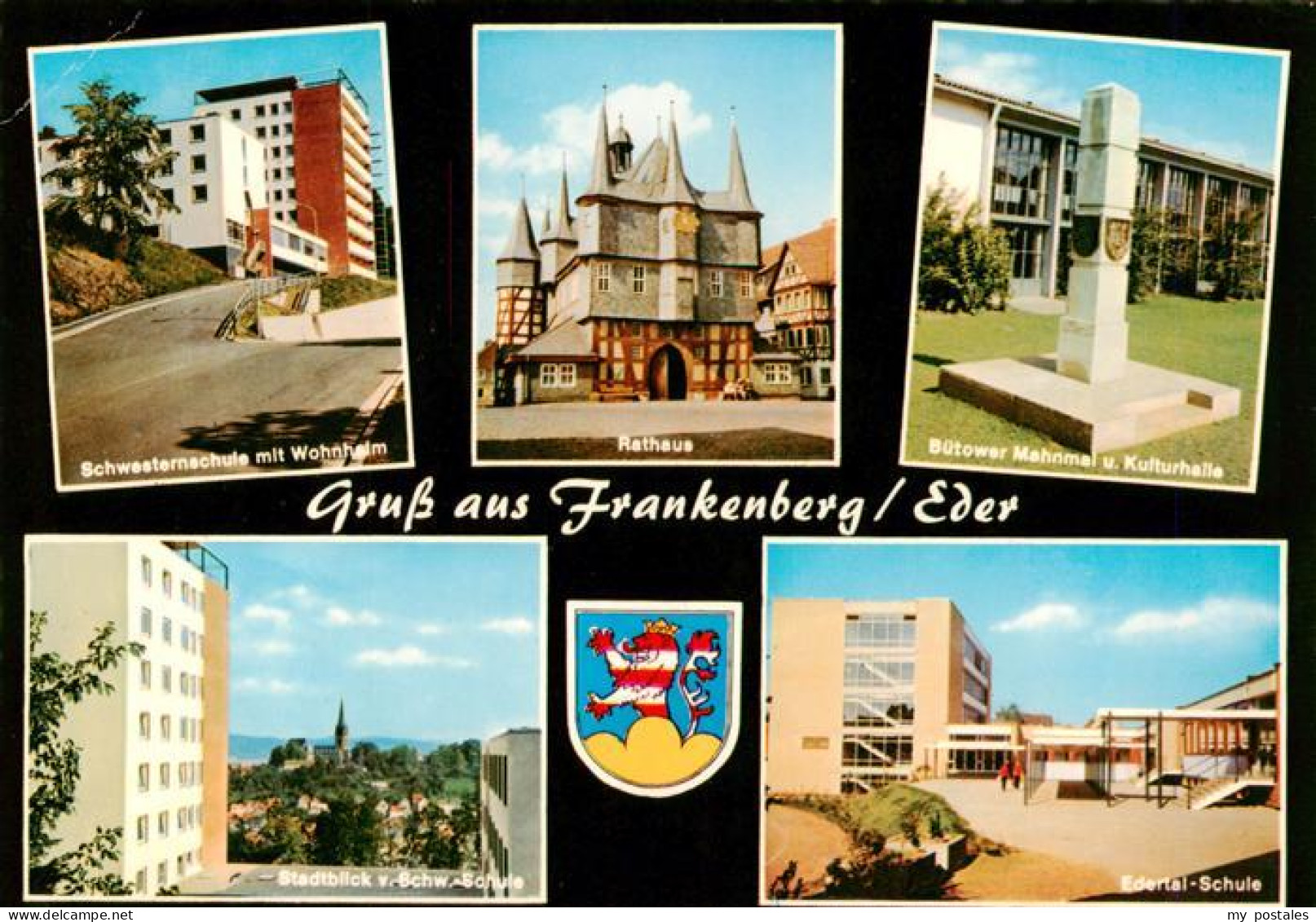 73935061 Frankenberg__Eder Schwesternschule Rathaus Buetower Mahnmal Kulturhalle - Frankenberg (Eder)