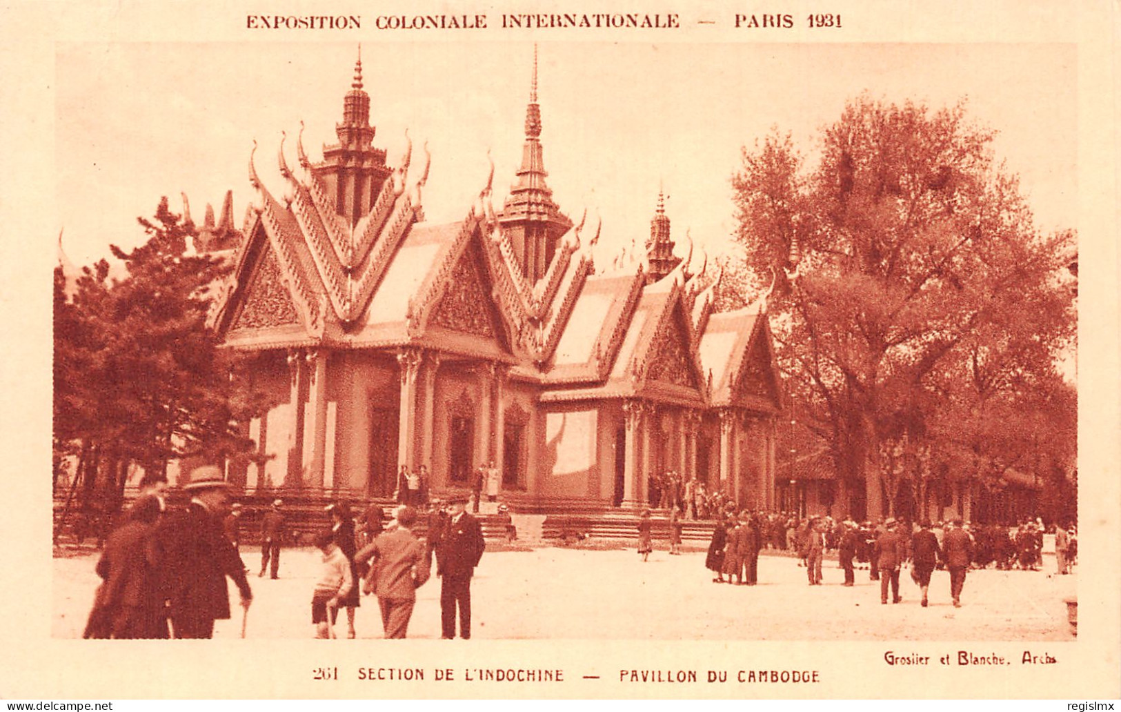75-PARIS EXPOSITION COLONIALE INTERNATIONALE 1931 PAVILLON DU CAMBODGE -N°T2251-D/0103 - Tentoonstellingen