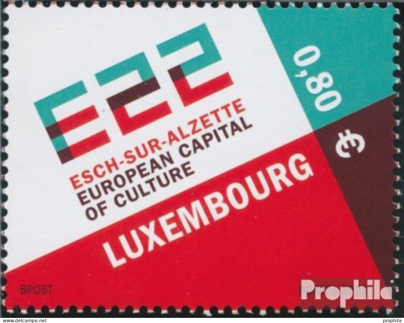 Luxemburg 2290 (kompl.Ausg.) Postfrisch 2022 Kulturhauptstadt - Ongebruikt