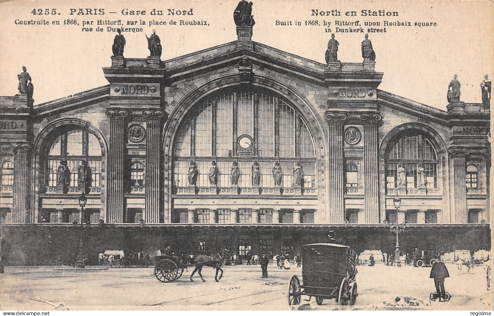 75-PARIS GARE DU NORD-N°T2251-H/0183 - Metro, Stations