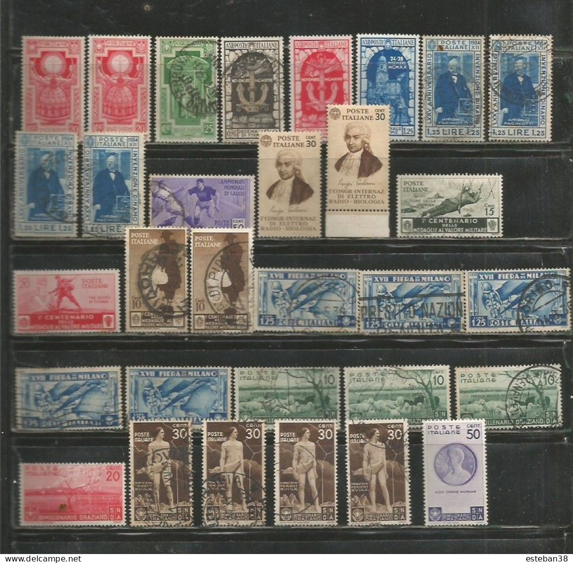 Italie Timbres Diverses - Collections
