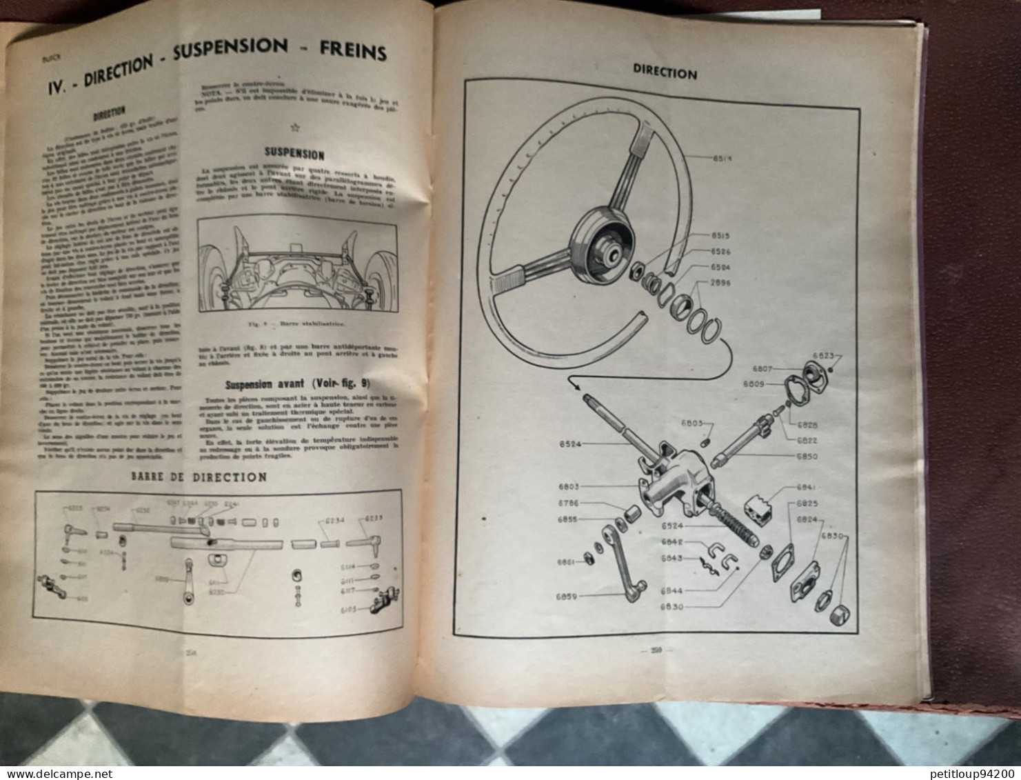 REVUE TECHNIQUE Automobile  BUICK  Étude du Moteur Diesel CITROËN  Juin 1949