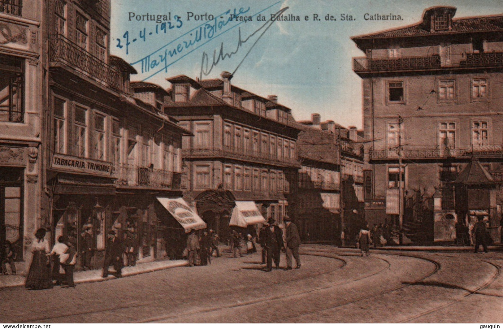 CPA - PORTO - Praça Da Batalha E R. De Sta.Catharina ... - Porto