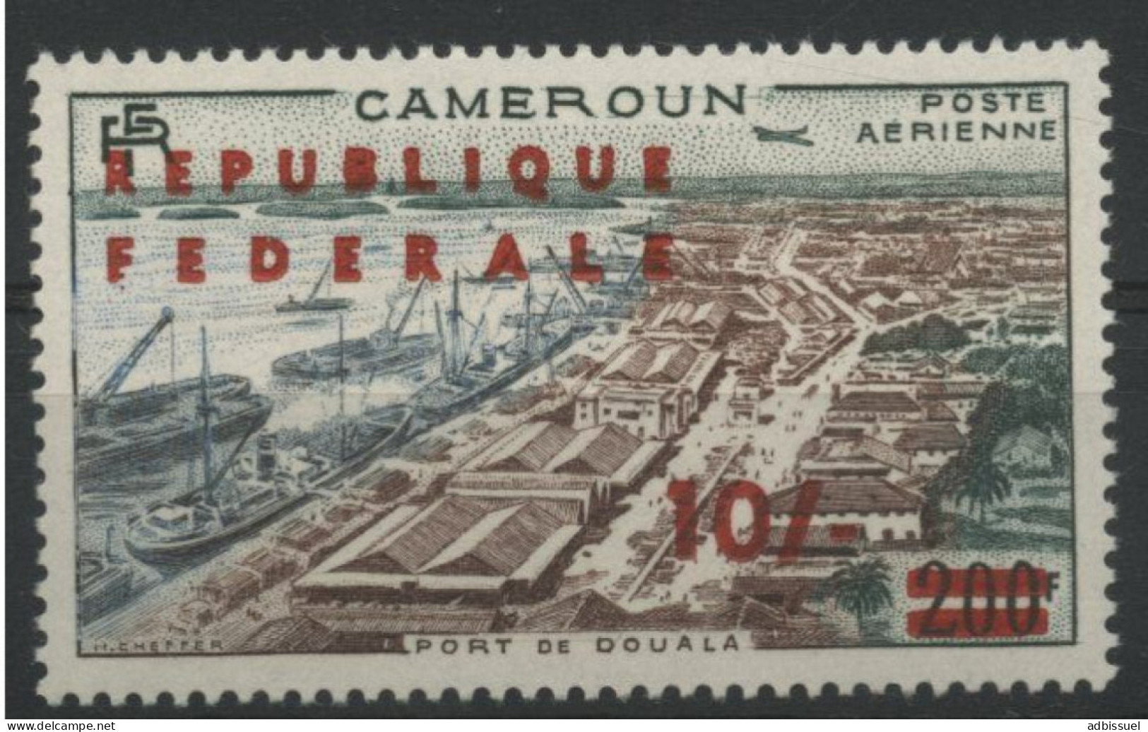 CAMEROUN POSTE AERIENNE PA N° 50 Neufs ** (MNH) Avec Un Grand Bord De Feuille TB - Cameroon (1960-...)