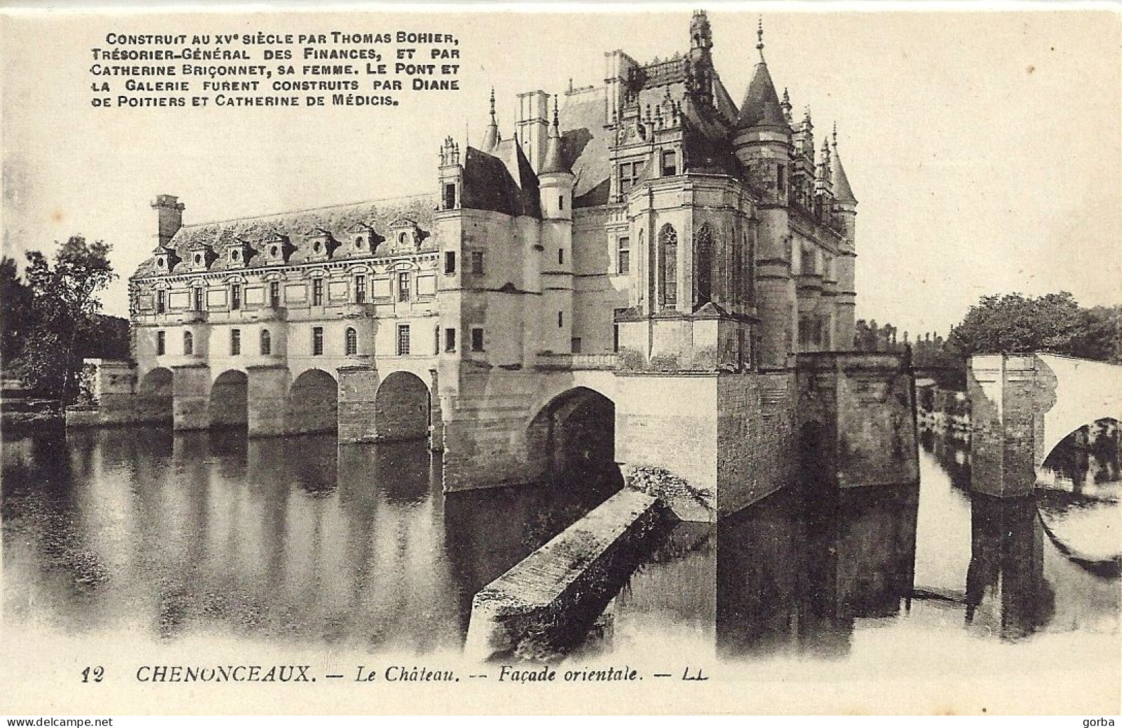*CPA  - 37 - CHENONCEAUX - Le Chateau - Façade Orientale - Chenonceaux