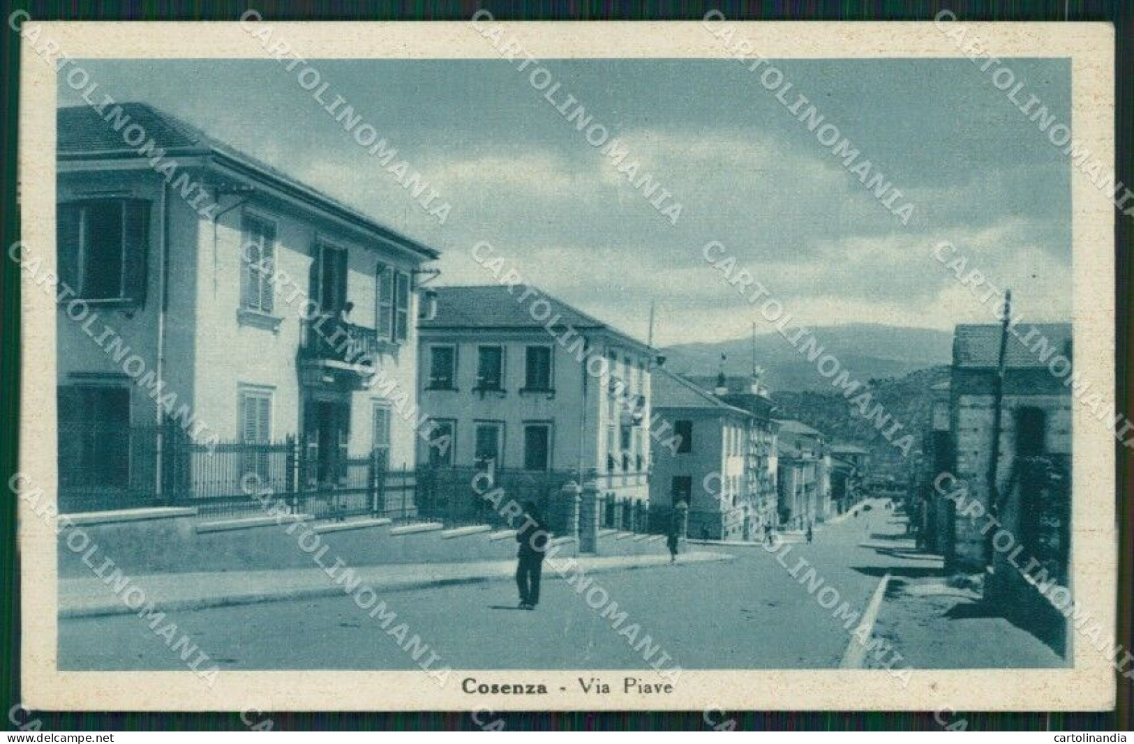 Cosenza Città PIEGATA Cartolina KV1914 - Cosenza