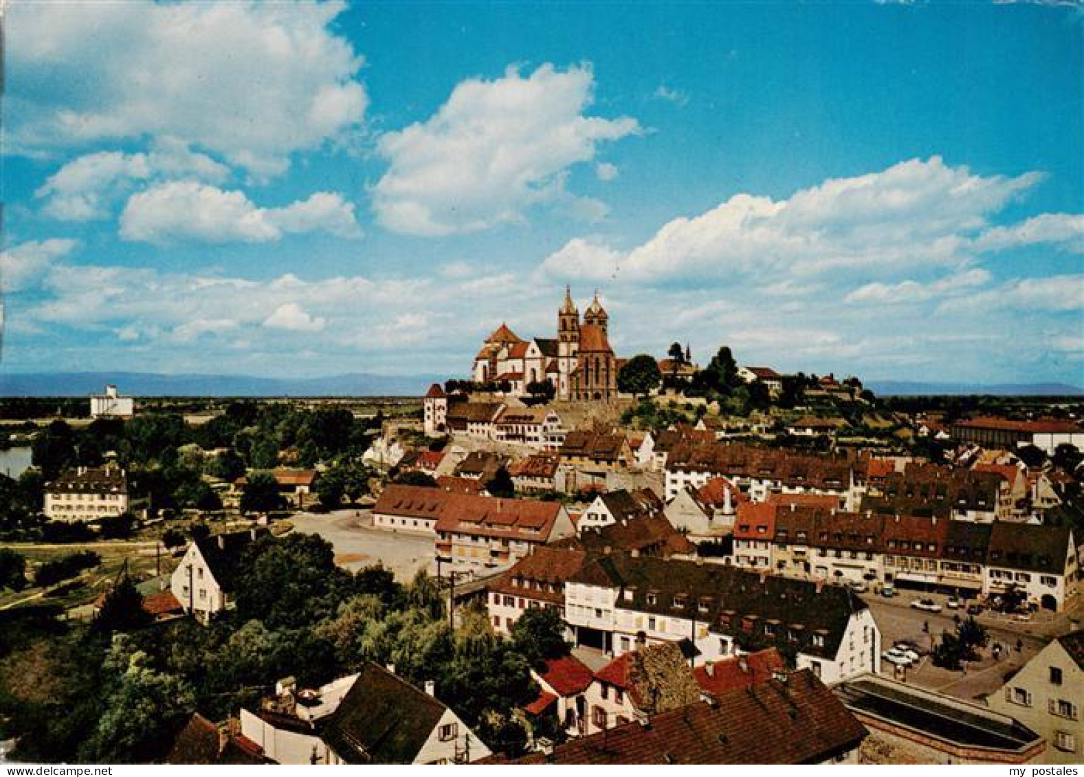 73934798 Breisach_Rhein Marktplatz Muensterberg Mit St Stephansmuenster - Breisach