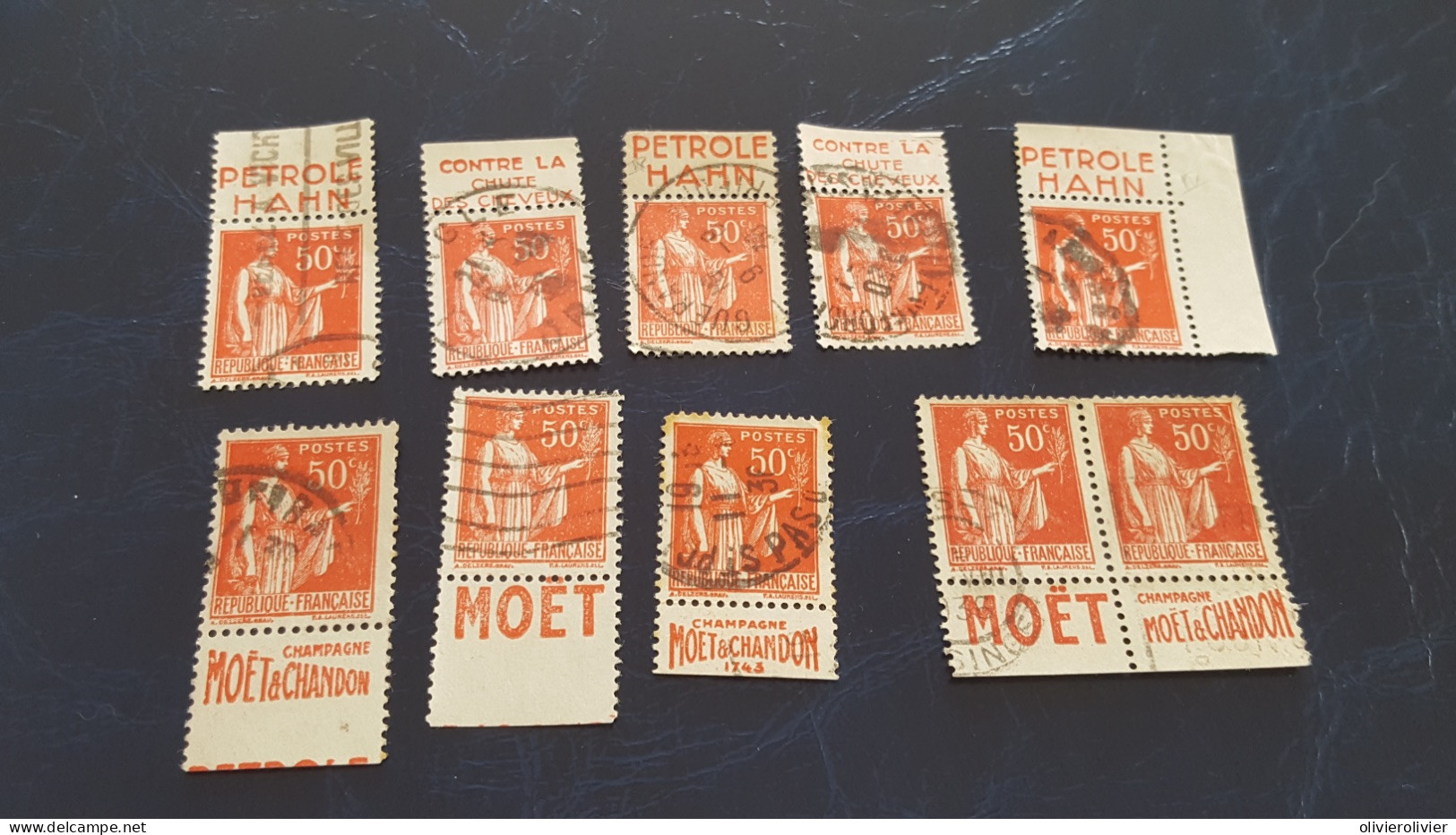 REF A1947  FRANCE OBLITERE ISSUE DE CARNET PUBLICITAIRE - Collections