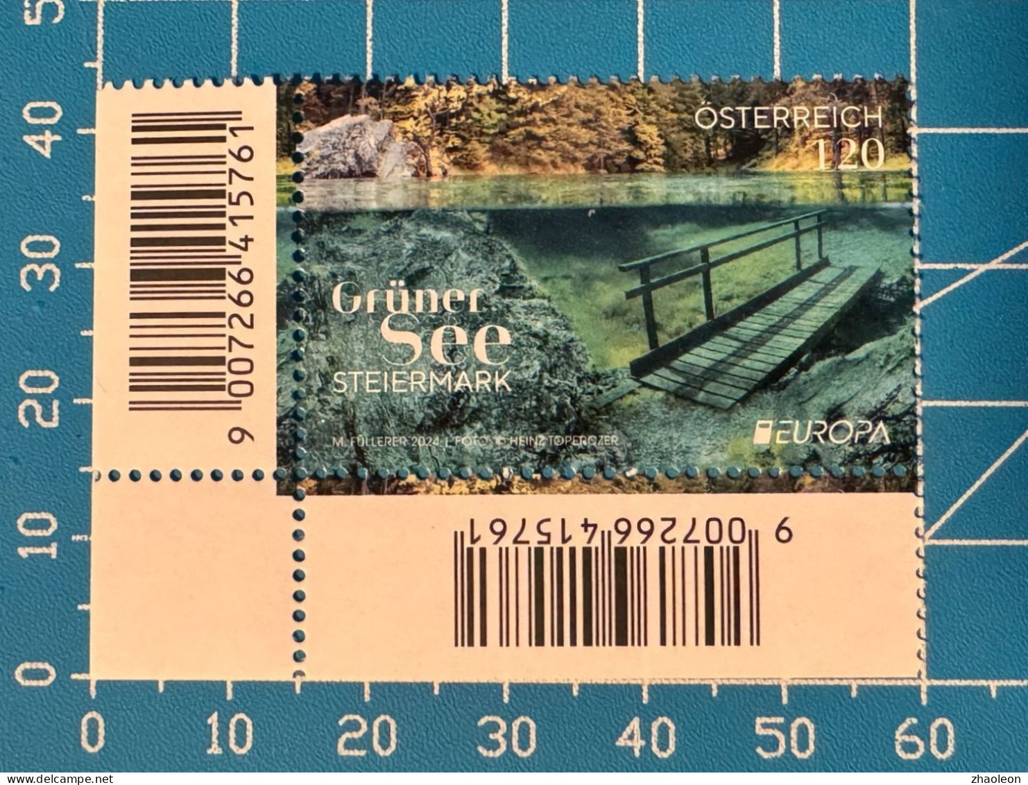 2024 May EUROPA 2024 – Green Lake Austria - Unused Stamps