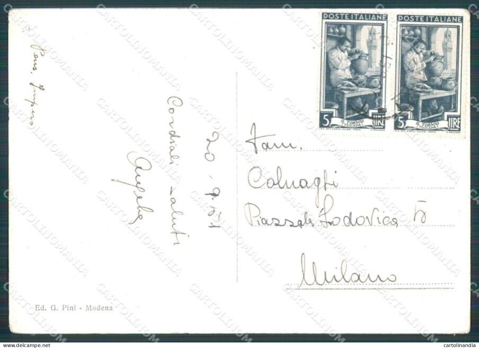 Parma Salsomaggiore Tabiano Terme PIEGHINA FG Cartolina HB4572 - Parma