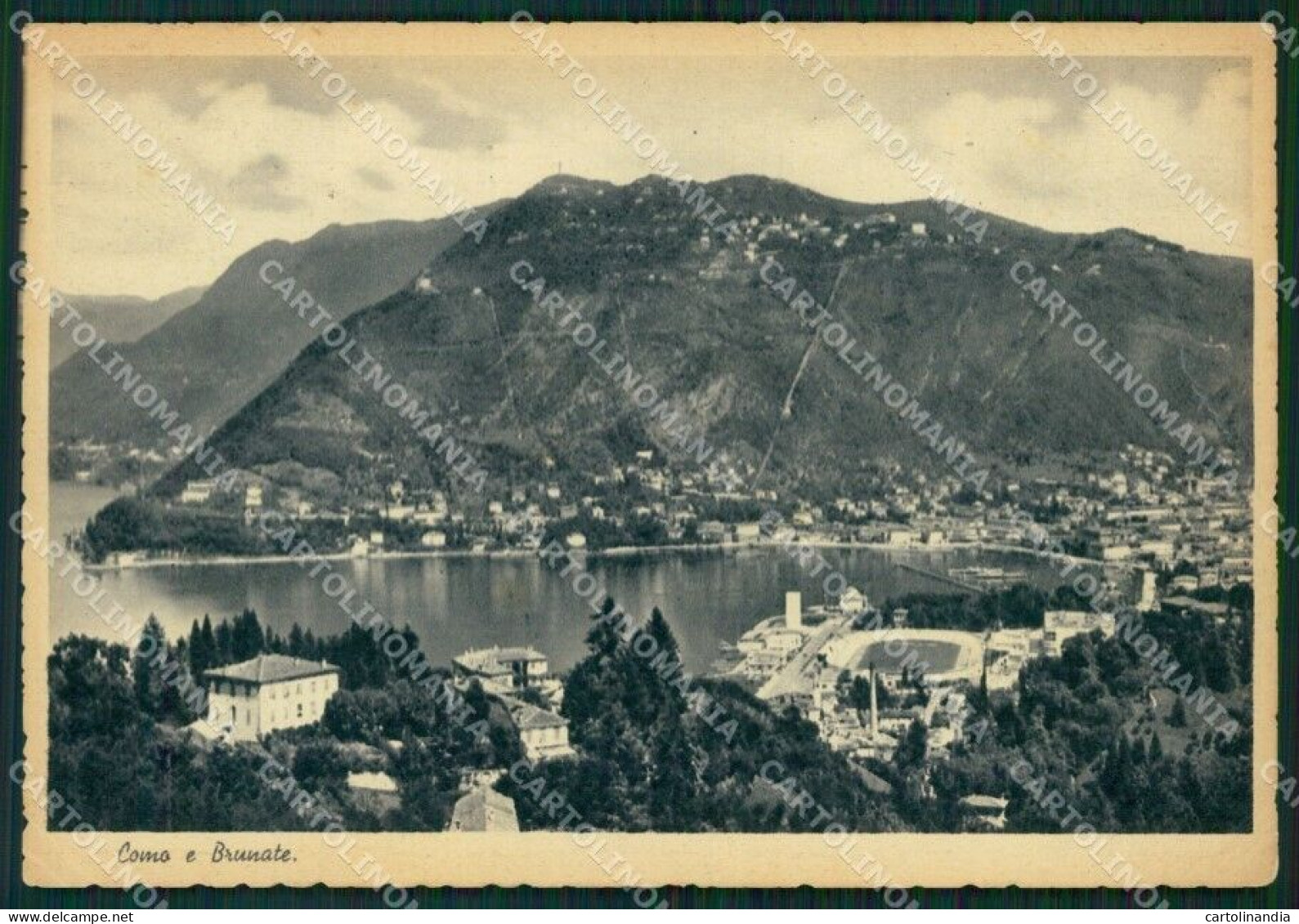 Como Brunate Lago Di PIEGHINA FG Cartolina HB4605 - Como