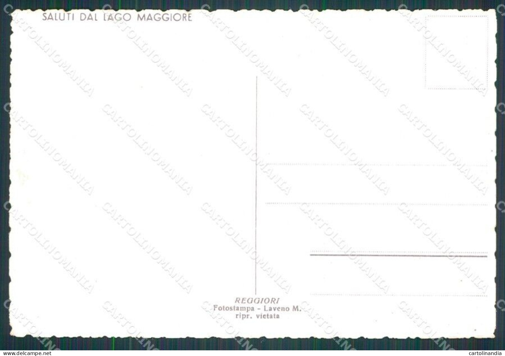 Verbania Lago Maggiore Monte Zeda Battello FG Cartolina HB4624 - Verbania