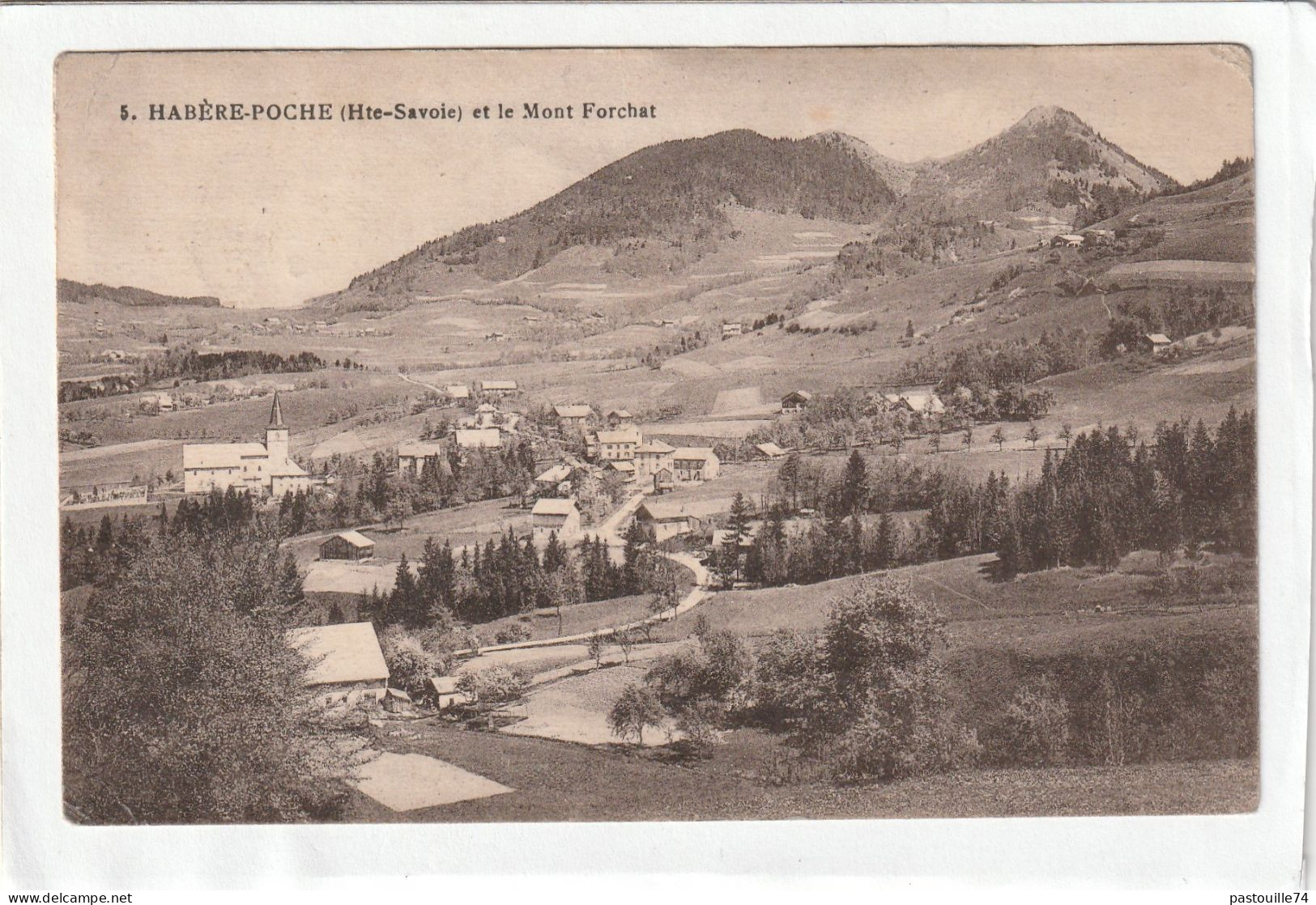 CPA :  14 X 9  -  HABERE-POCHE  Et  Le  Mont  Forchat - Other & Unclassified