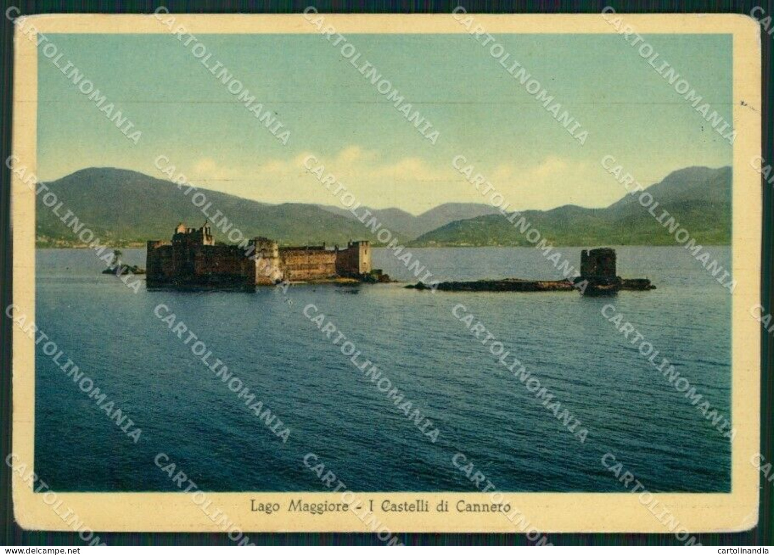Verbania Cannero Castelli Di Lago Maggiore FG Cartolina HB4631 - Verbania
