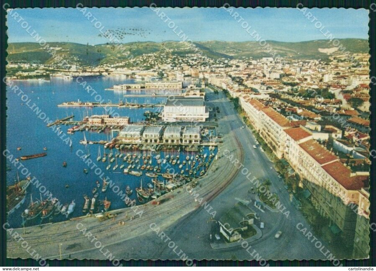 Trieste Città Porto FG Cartolina HB4688 - Trieste