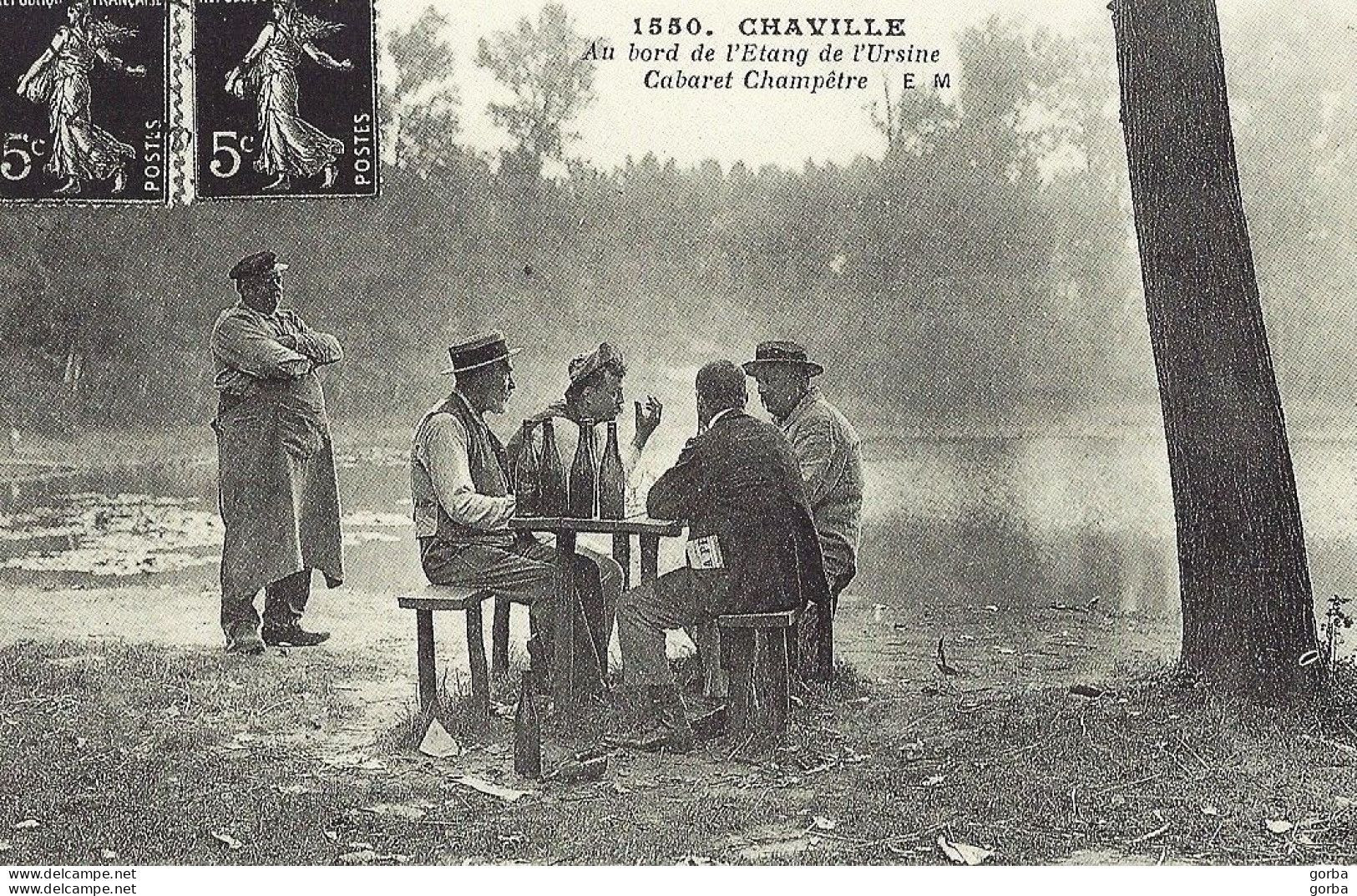 *Repro CPA - 92 - CHAVILLE - Au Bord De L'Etang De L'Ursine - Cabaret Champêtre - Chaville