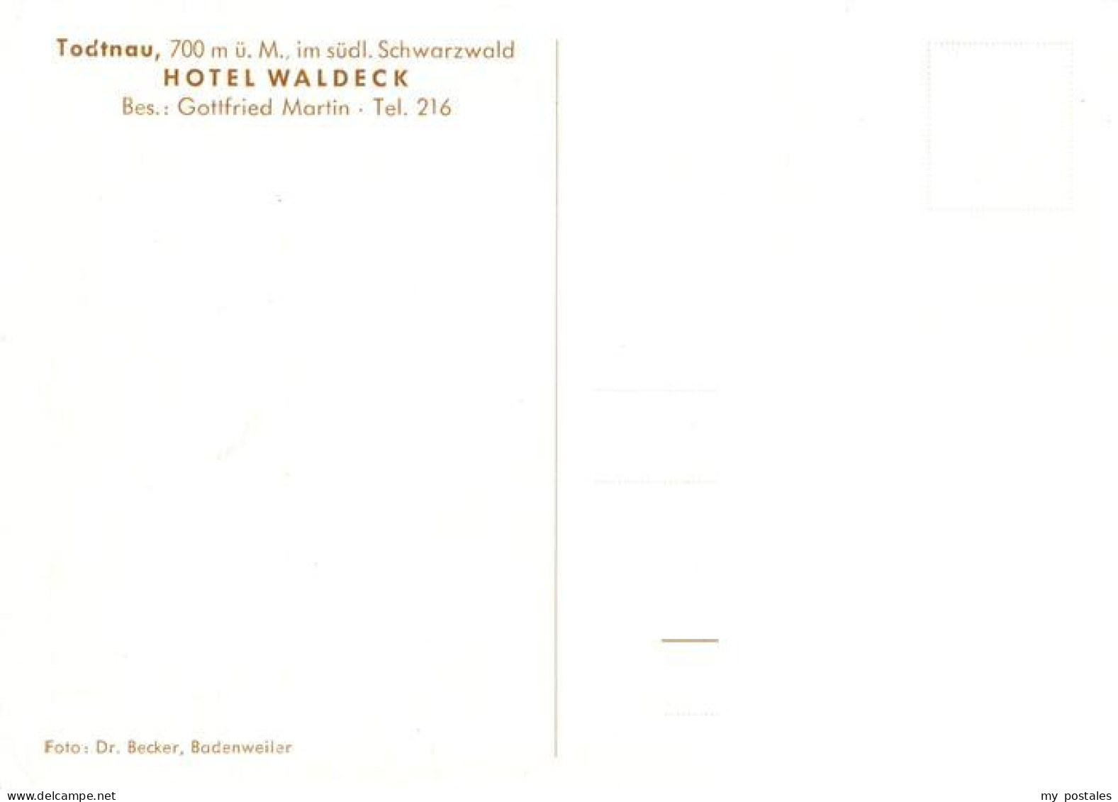 73934660 Todtnau Hotel Waldeck - Todtnau