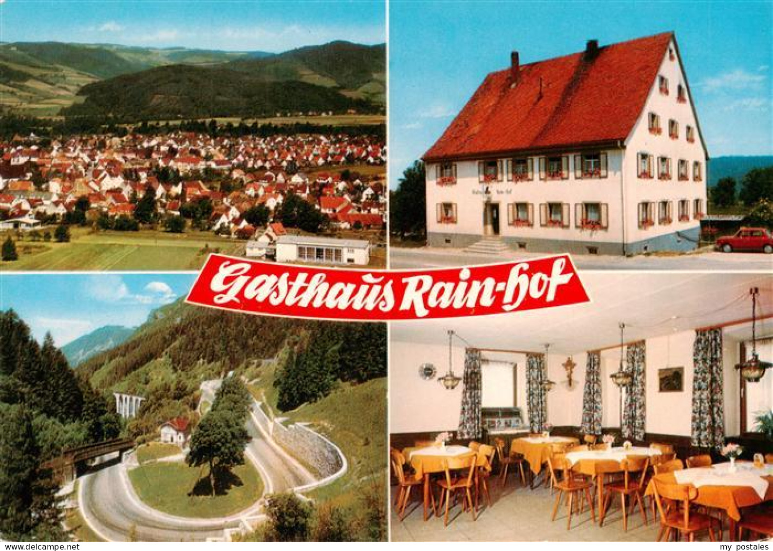 73934576 Burg_Kirchzarten Gasthaus Rain Hof Gaststube Hoellental Panorama - Kirchzarten