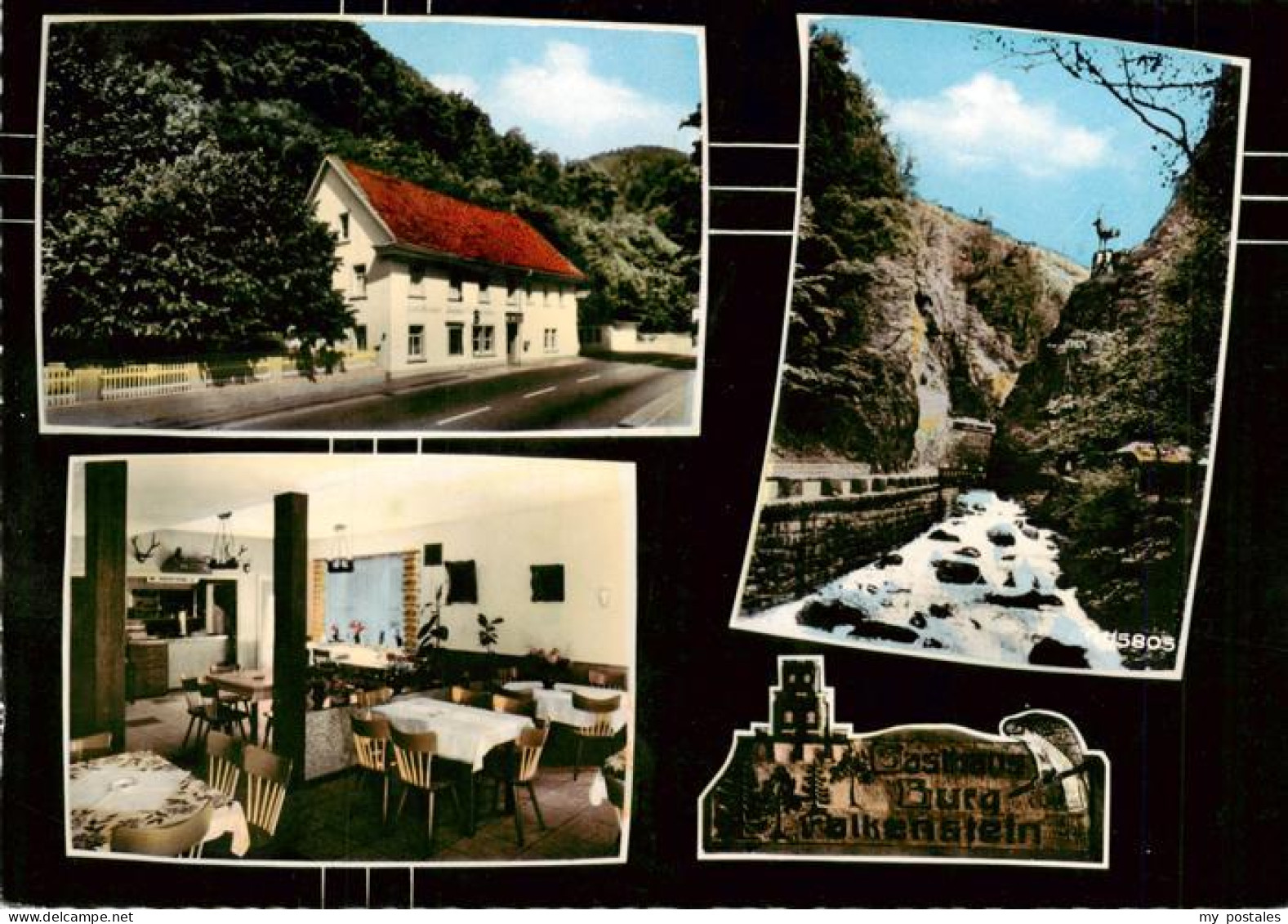 73934572 Falkensteig Gasthaus Burg Falkenstein Gastraum Hirschsprung Hoellental - Autres & Non Classés