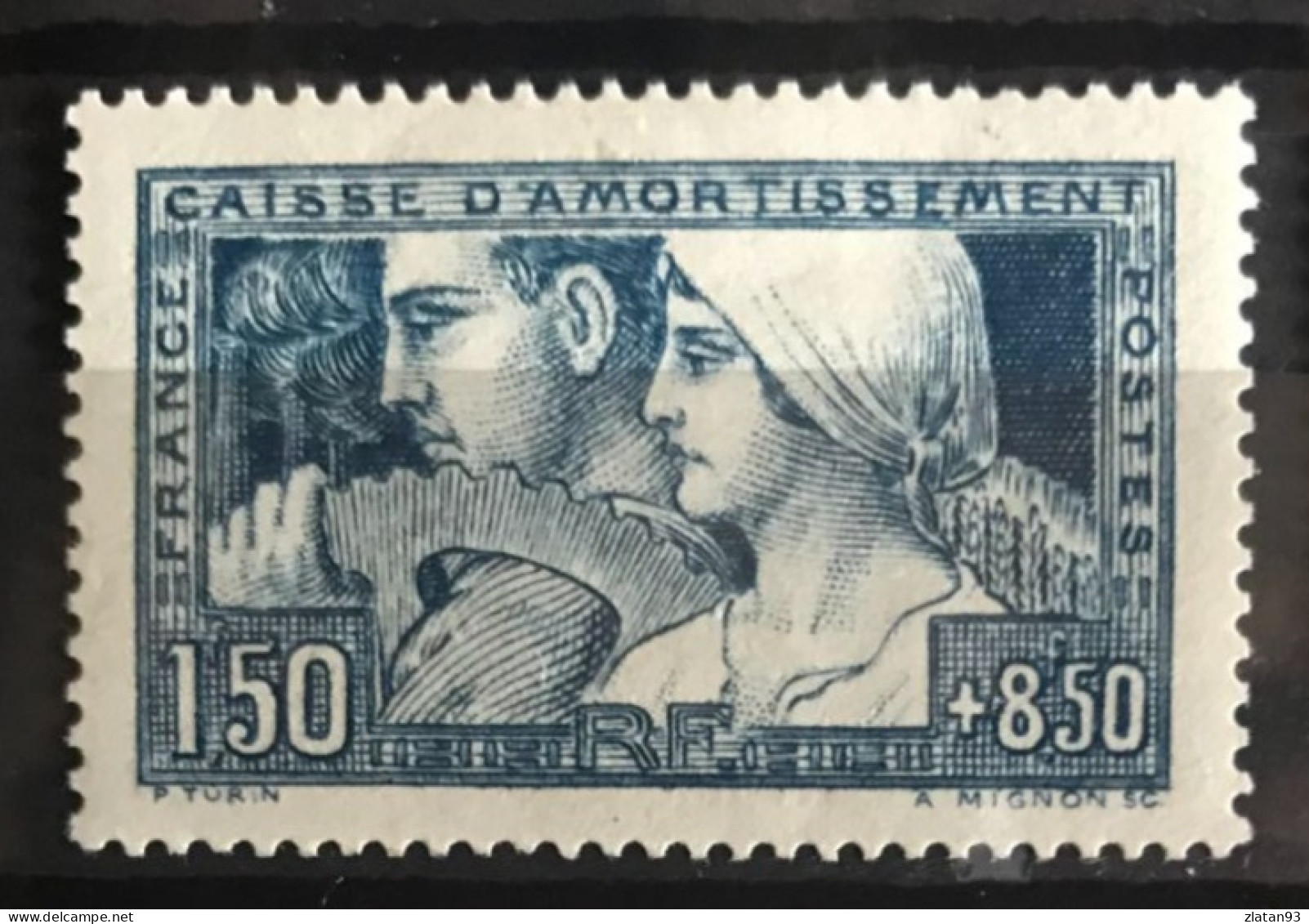 CAISSE D'AMORTISSEMENT YT N°252 LE TRAVAIL NEUF* - 1927-31 Caisse D'Amortissement