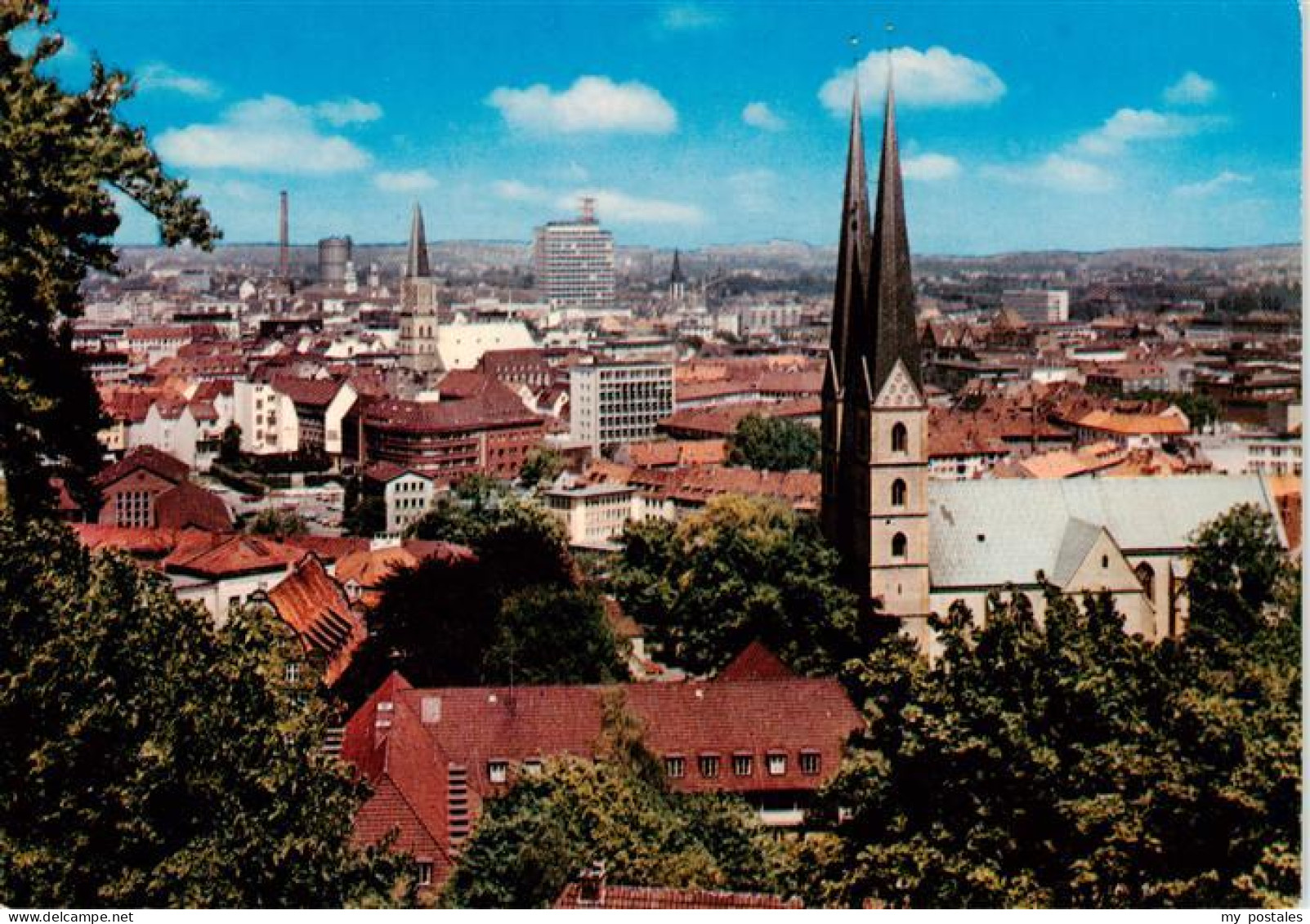 73934492 Bielefeld Stadtblick Mit Alt Und Neustaedter Kirche - Bielefeld