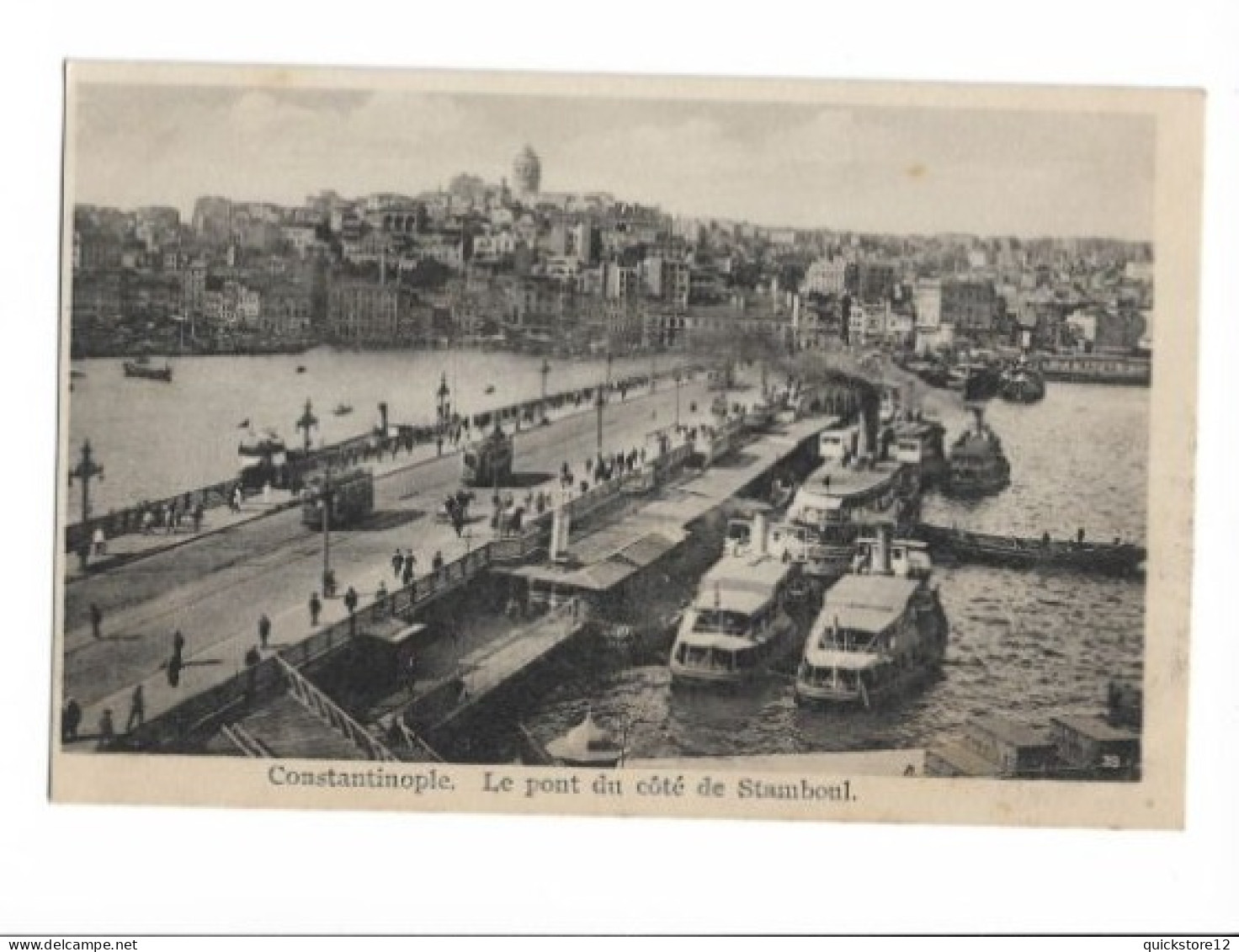 Constantinople. Le Pont Du Cote De Stamboul   - 6816 - Turchia