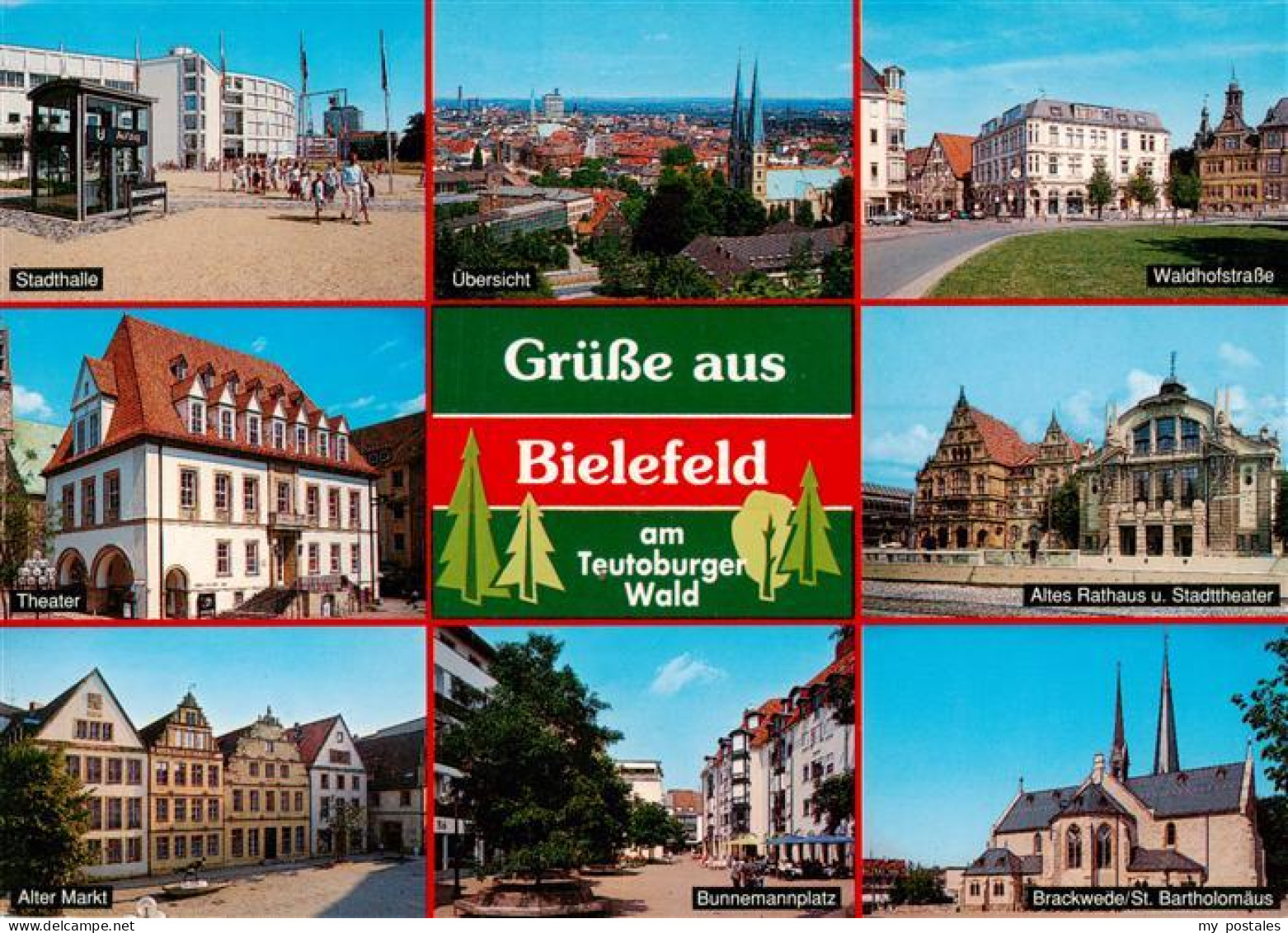 73934477 Bielefeld Stadthalle Uebersicht Waldhofstrasse Theater Altes Rathaus St - Bielefeld