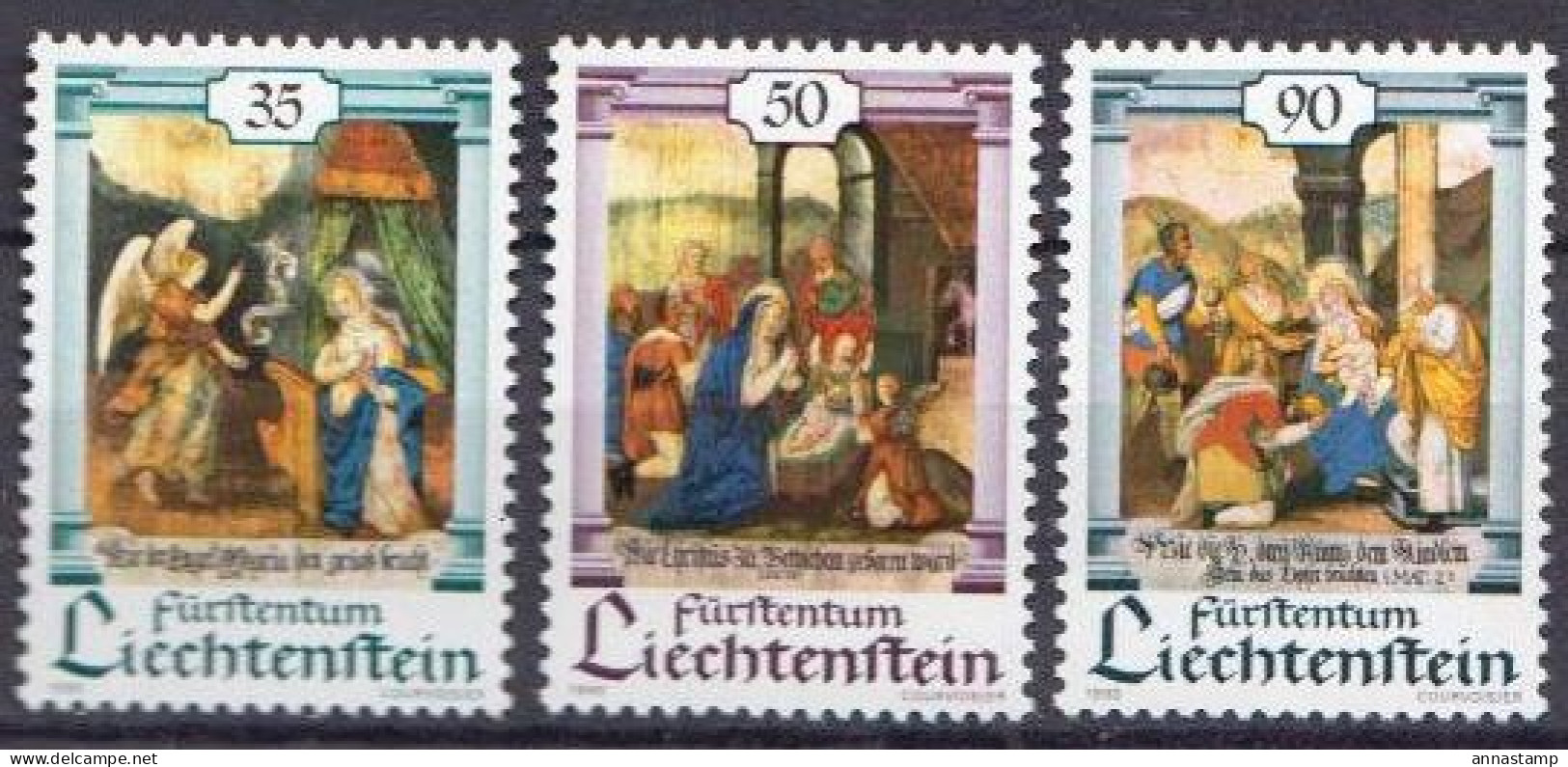 Liechtenstein MNH Set - Weihnachten