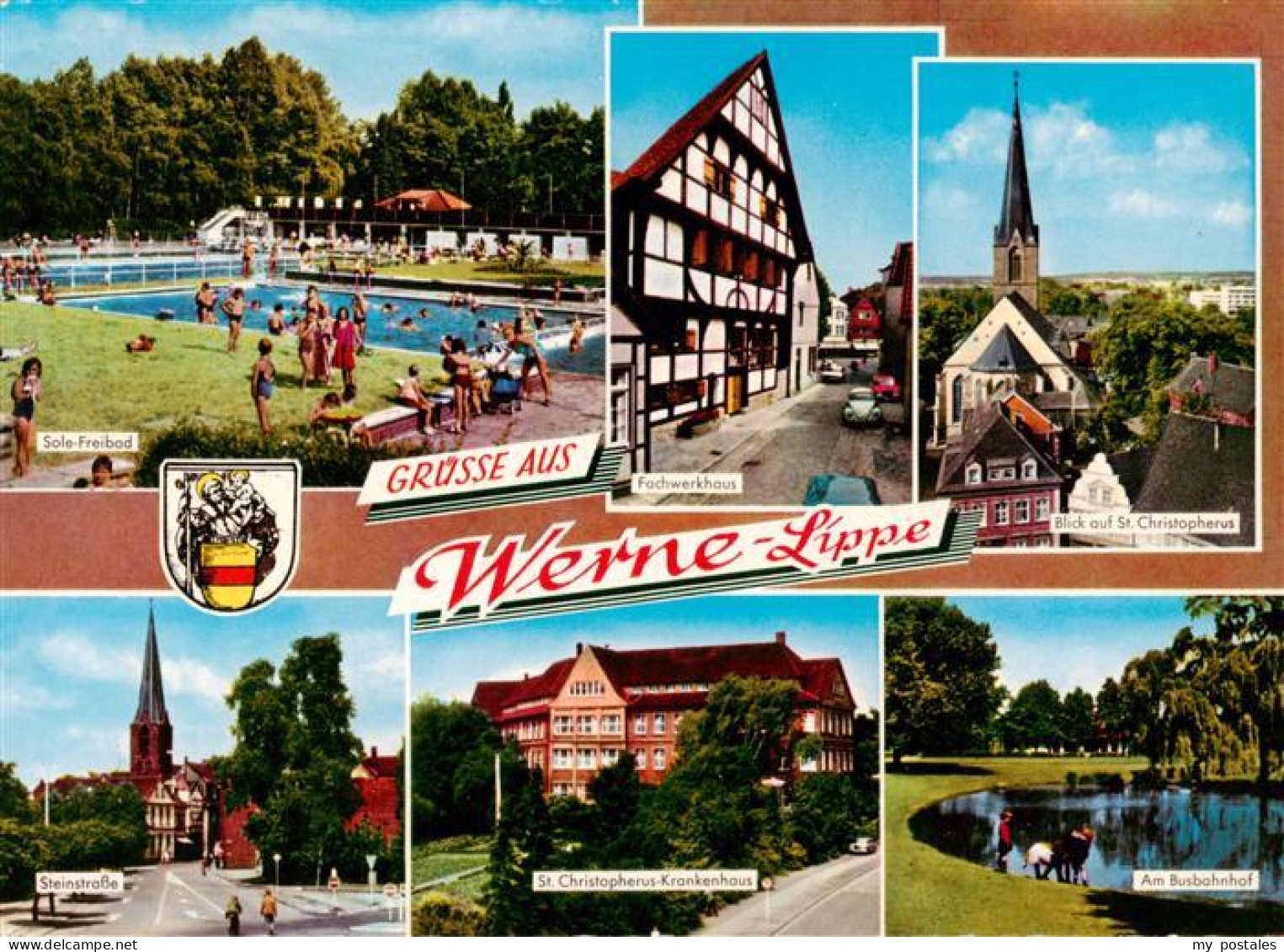 73934293 Werne__Lippe_Muenster_Westfalen Sole Freibad Fachwerkhaus St Christopho - Muenster