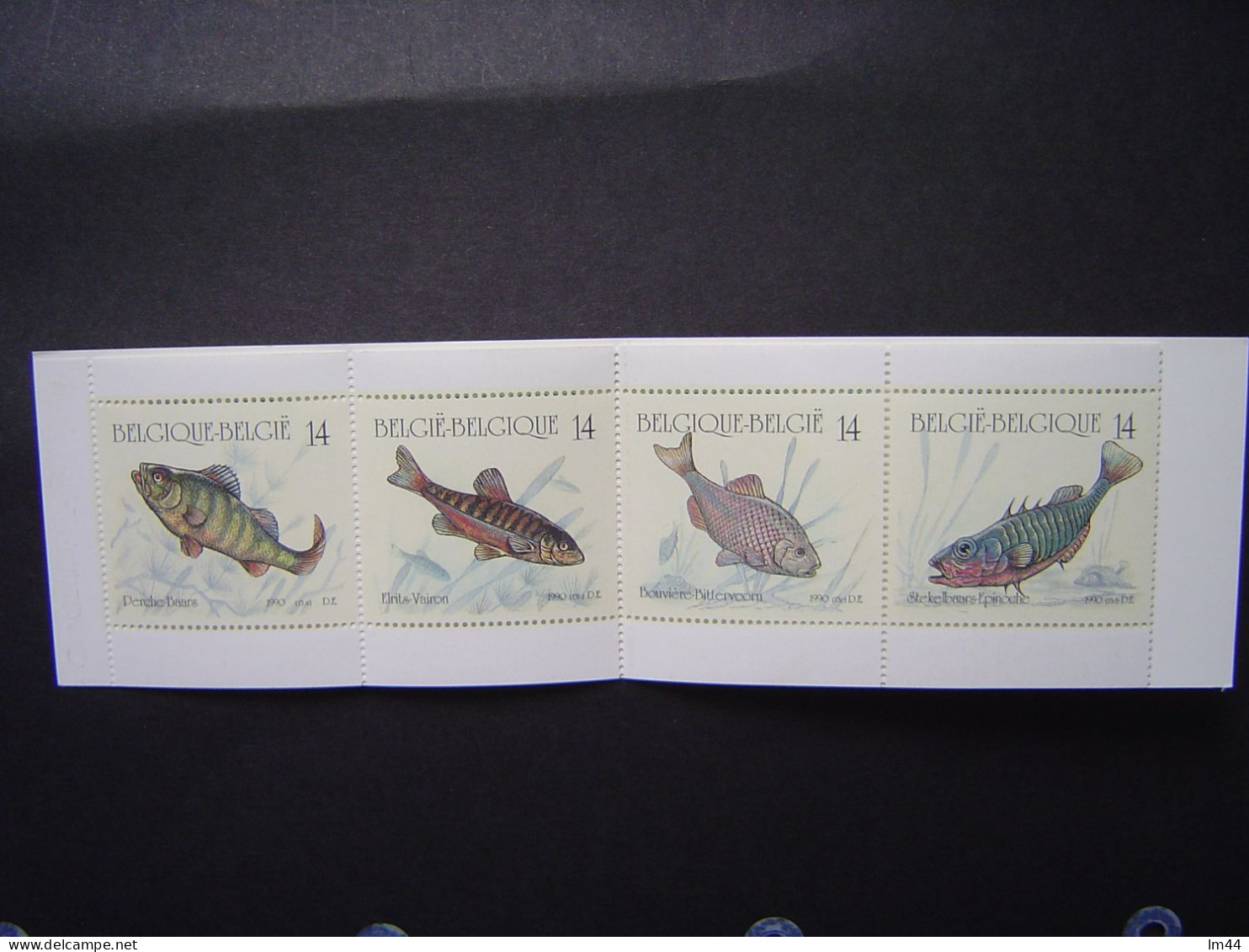 België 1990 Vissen 4x Strook Boekje Postfris - Ungebraucht