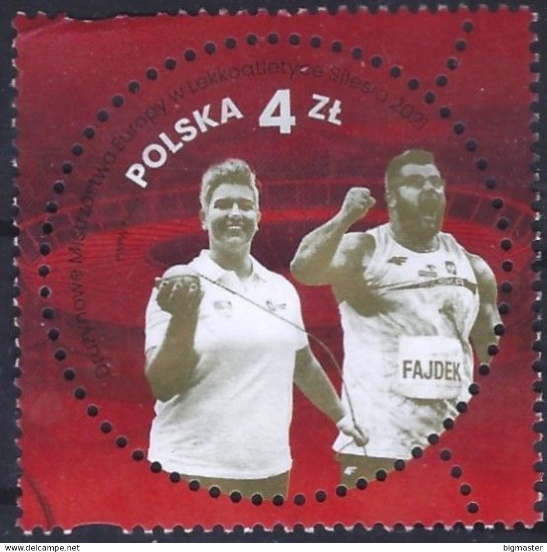 Polonia 2021 European Team Athletics Championships Fu - Used Stamps