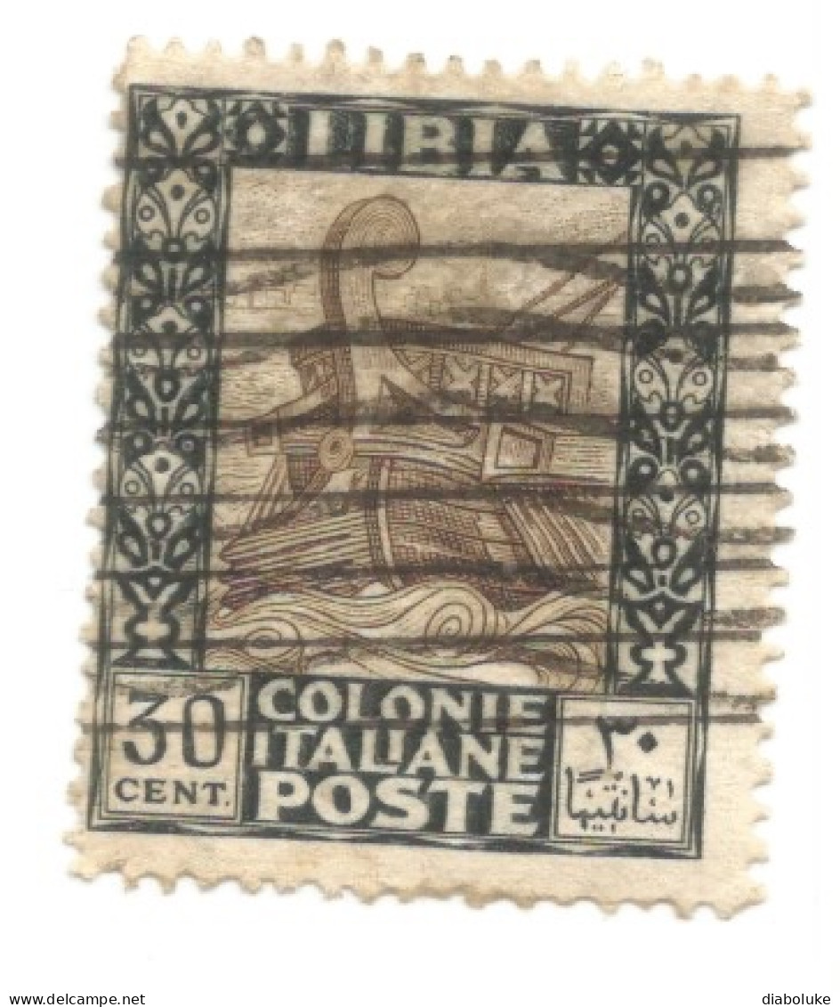 (COLONIE E POSSEDIMENTI) 1921-1931, SERIE PITTORICA - 37 Francobolli Usati, Da Classificare Dentellatura E Filigrana - Libia