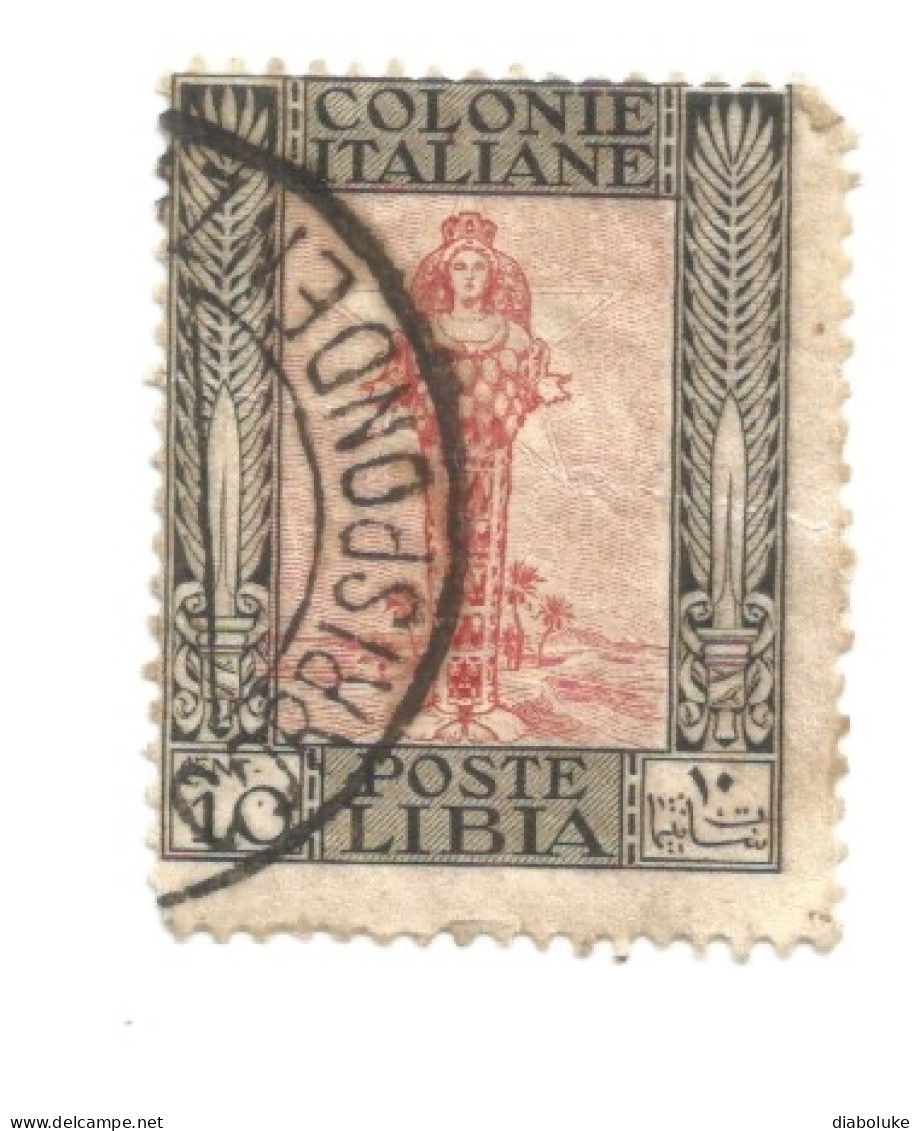 (COLONIE E POSSEDIMENTI) 1921-1931, SERIE PITTORICA - 37 Francobolli Usati, Da Classificare Dentellatura E Filigrana - Libië