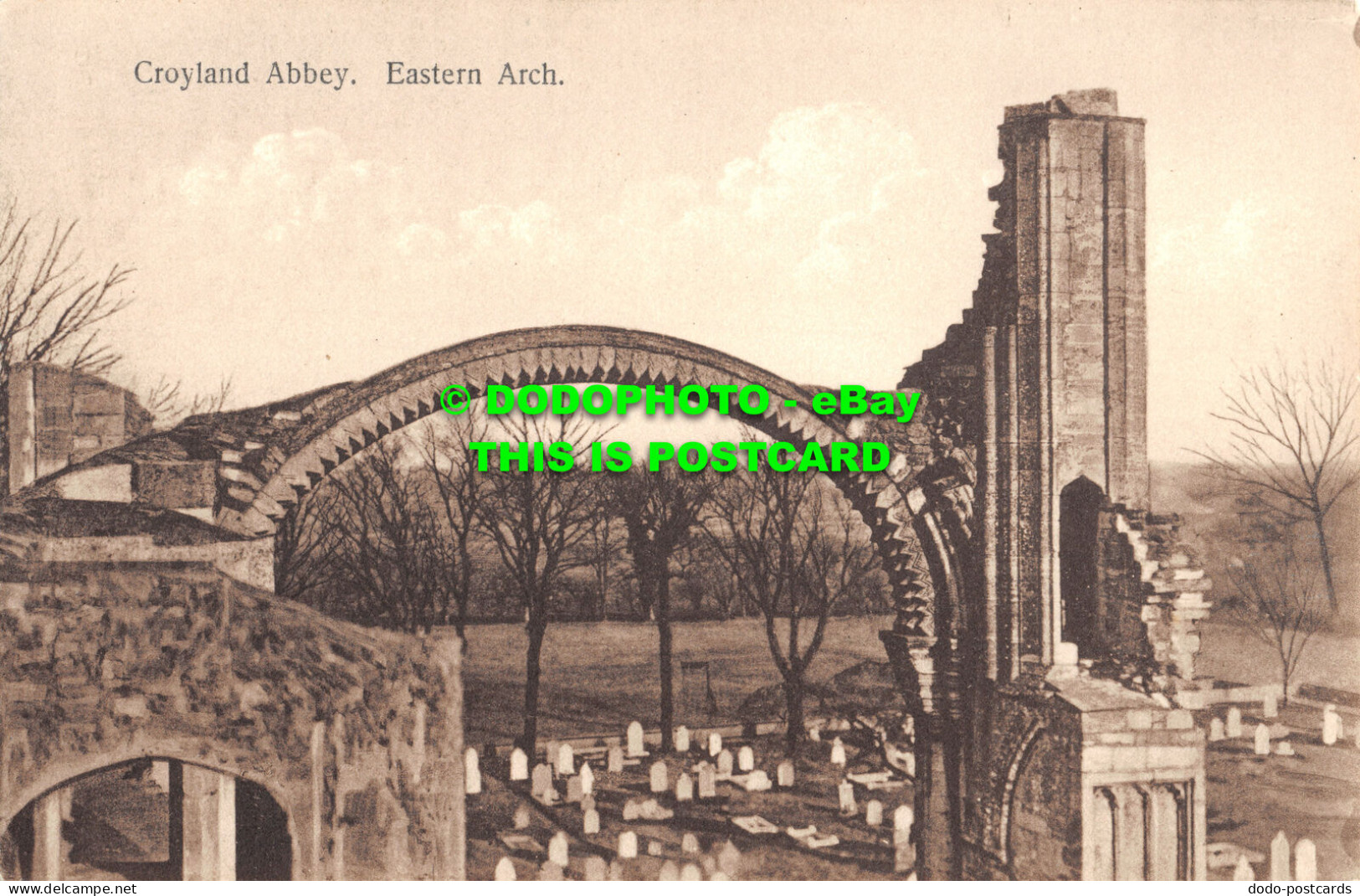 R480629 Croyland Abbey. Eastern Arch - Monde